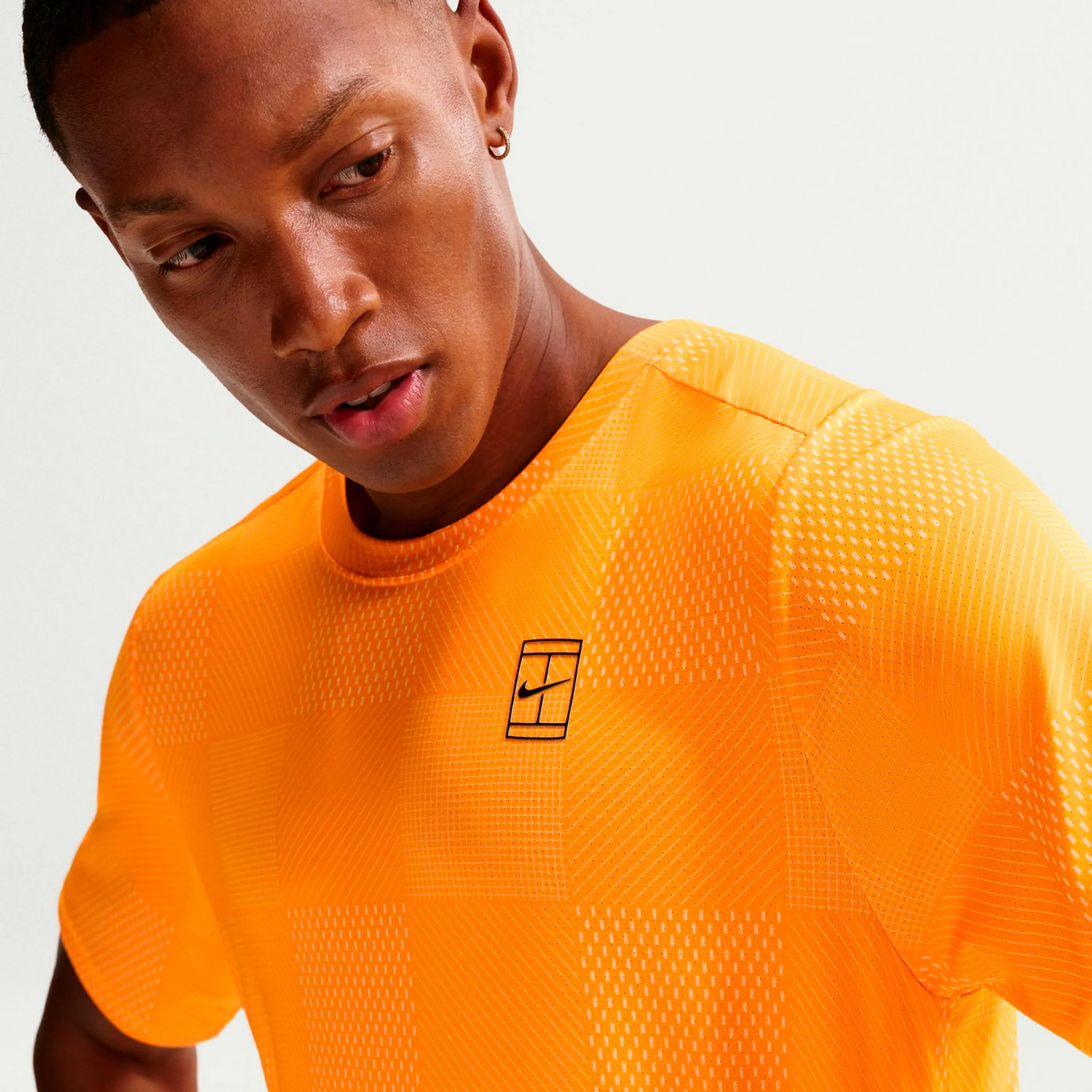 Carlos Alcaraz Court Dri-Fit Advantage T-shirt Herrar-orange - Image 4