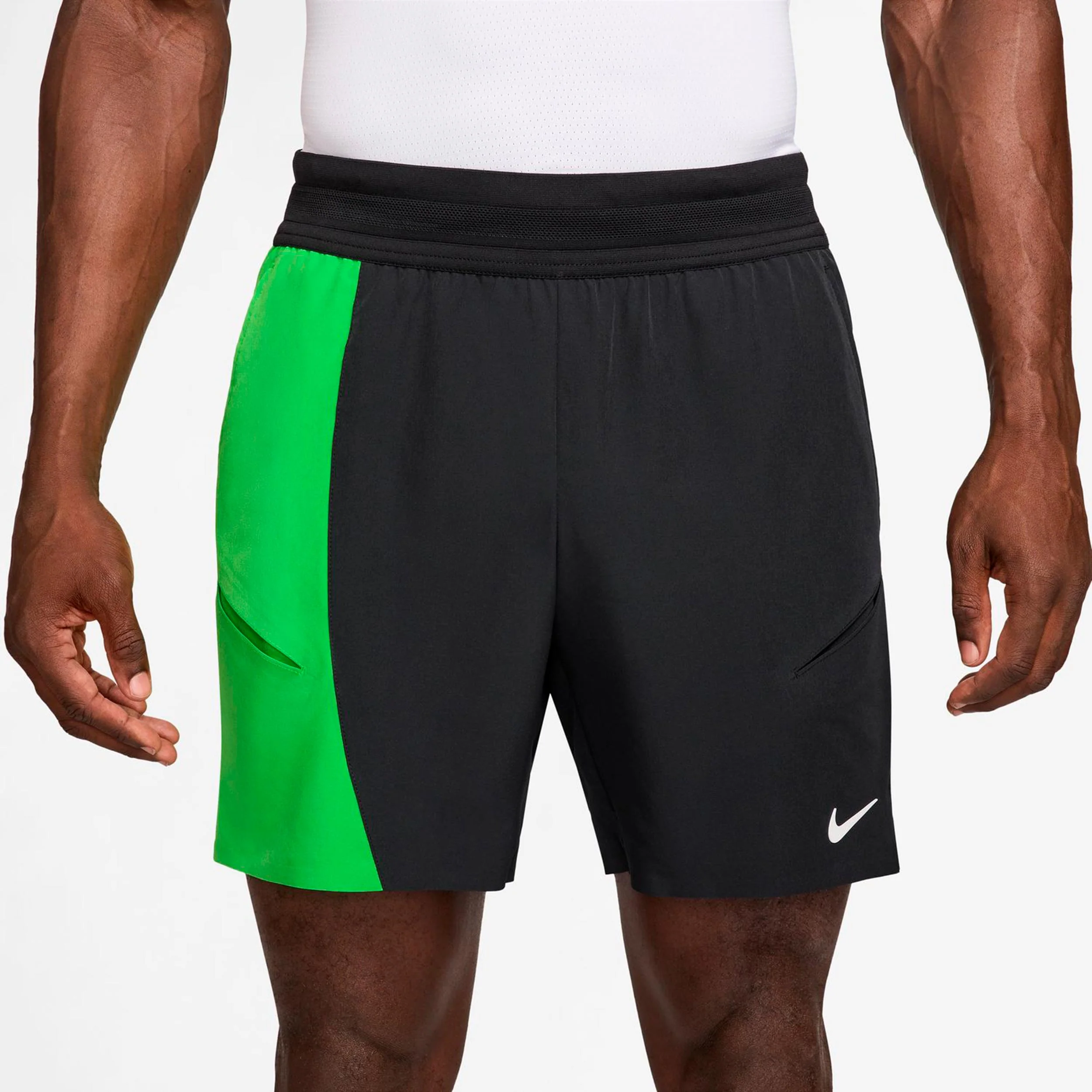 Carlos Alcaraz Court Dri-Fit Slam Shorts Herrar-svart, grön