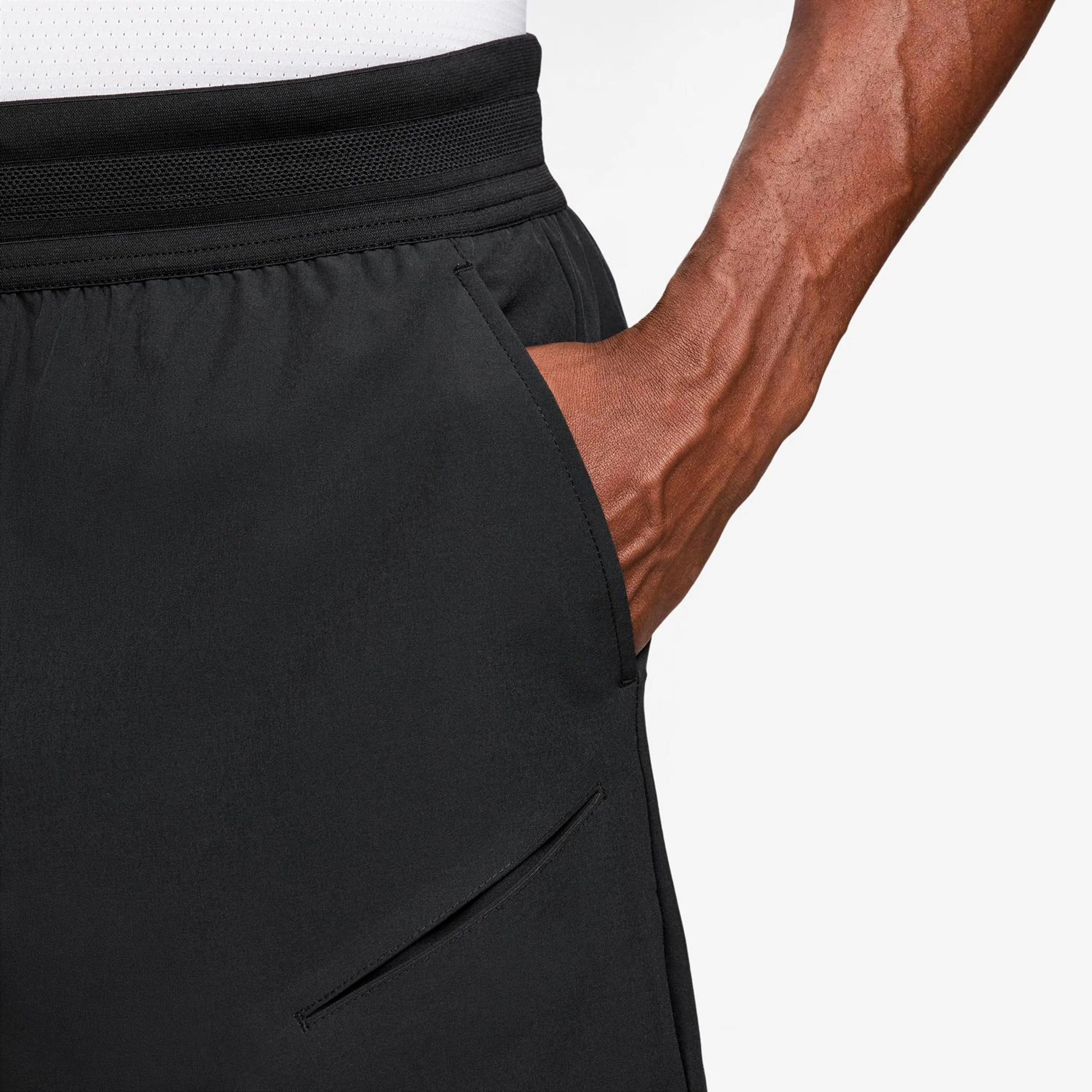 Carlos Alcaraz Court Dri-Fit Slam Shorts Herrar-svart, grön - Image 4