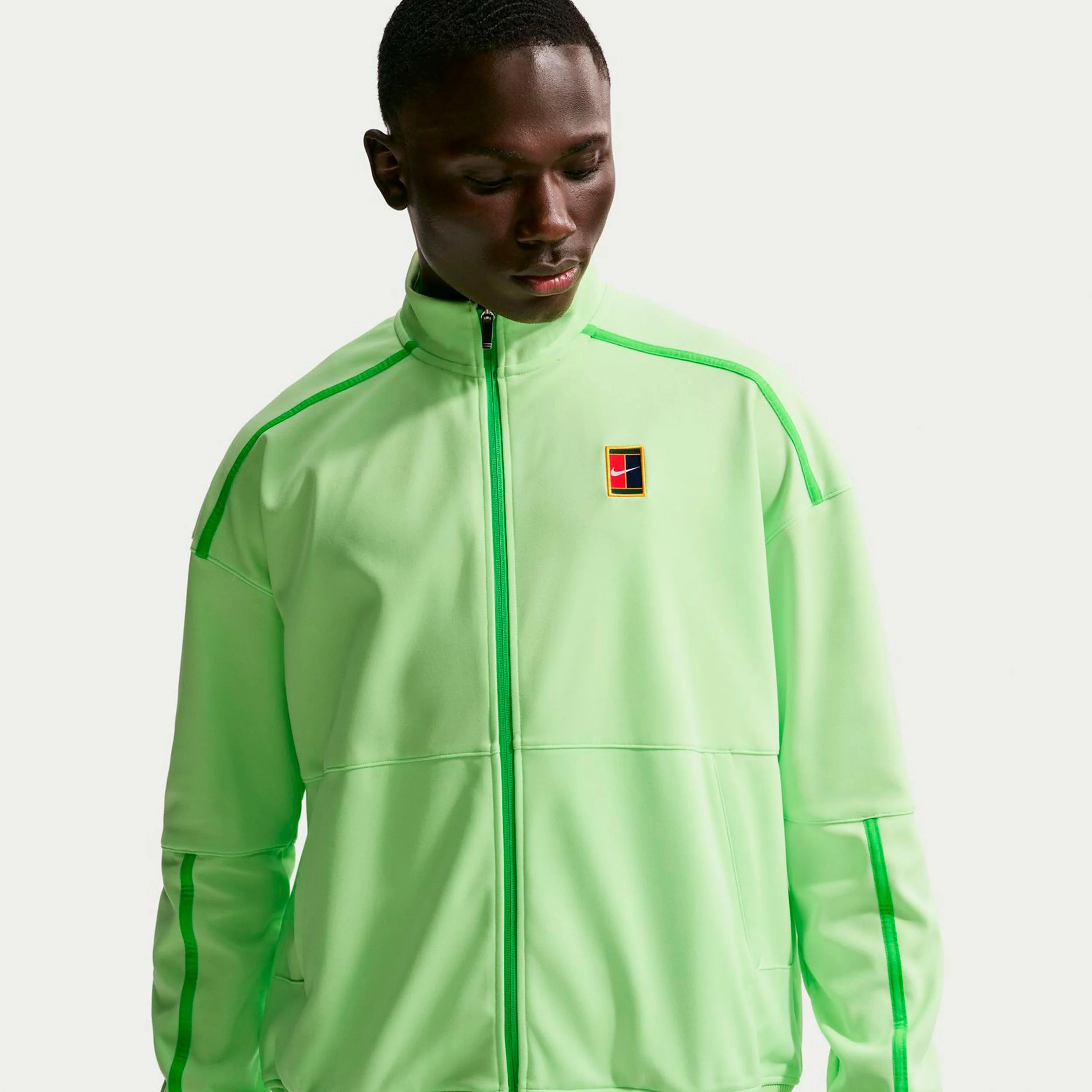 Carlos Alcaraz Court Heritage Träningsjacka Herrar-lime
