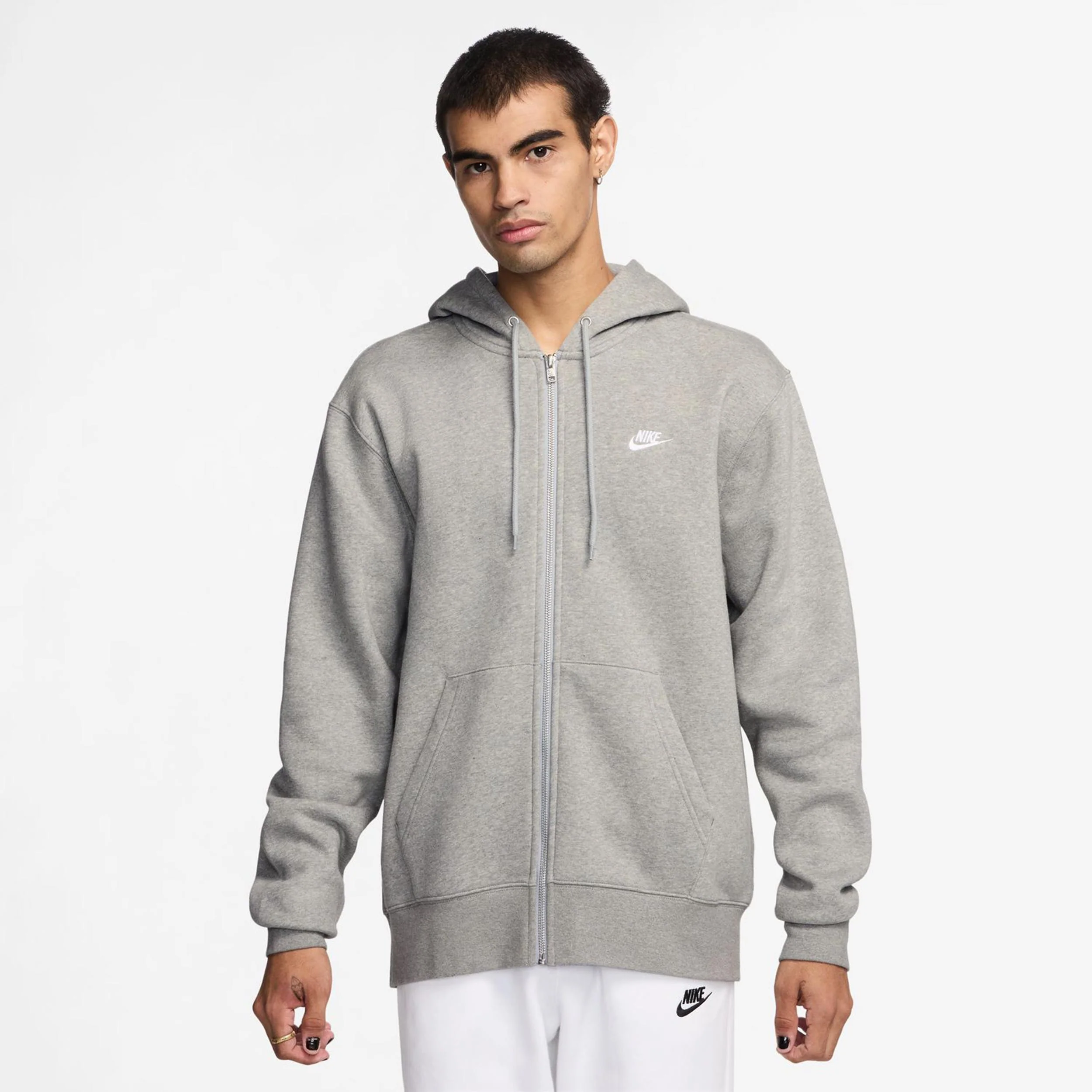 Club Bb Full-Zip Sweat-jacka Herrar-Grå