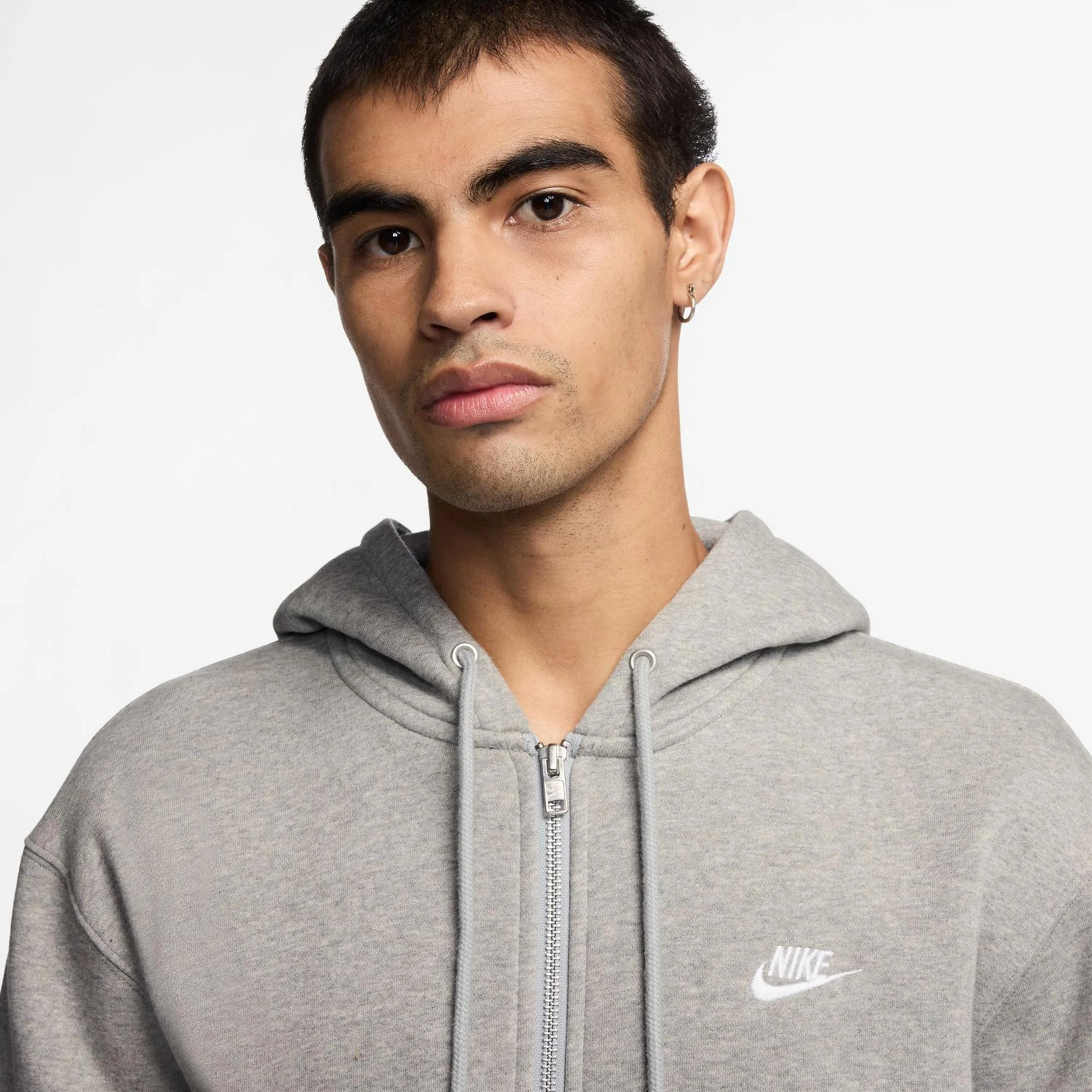Club Bb Full-Zip Sweat-jacka Herrar-Grå - Image 3