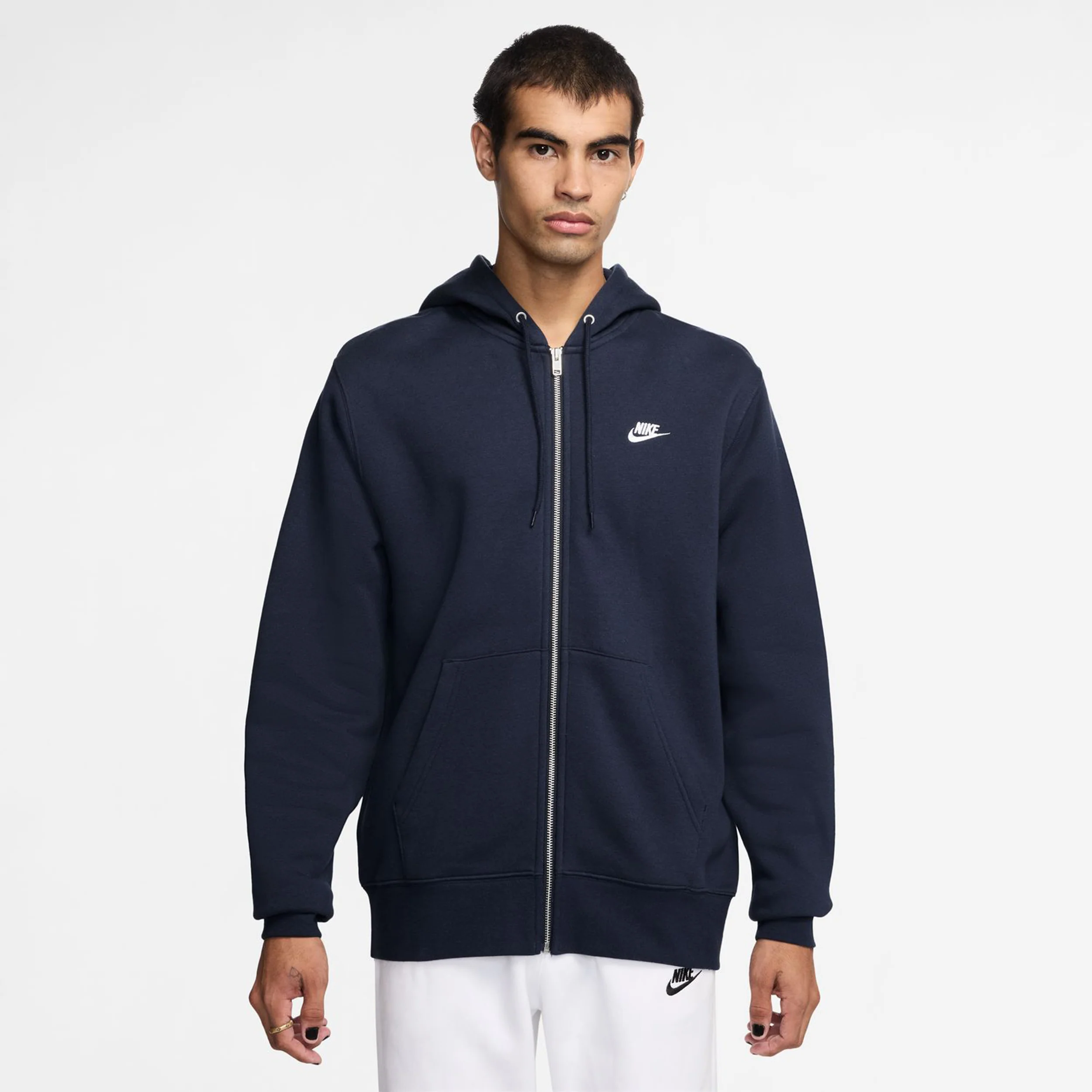 Club Bb Full-Zip Sweat-jacka Herrar-Mörkblå