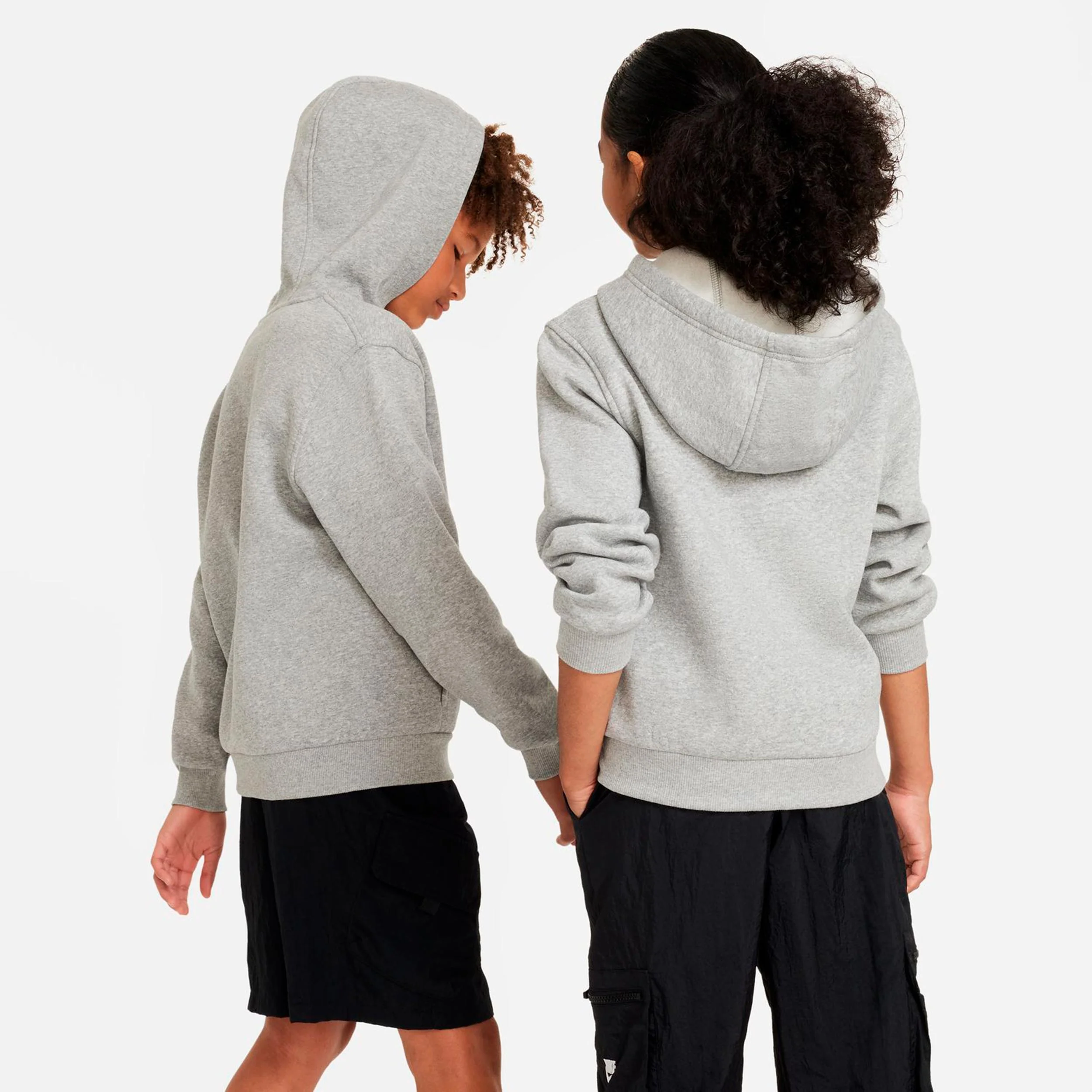 Club Fleece Full-Zip Sweat-jacka Barn - grå - Image 6