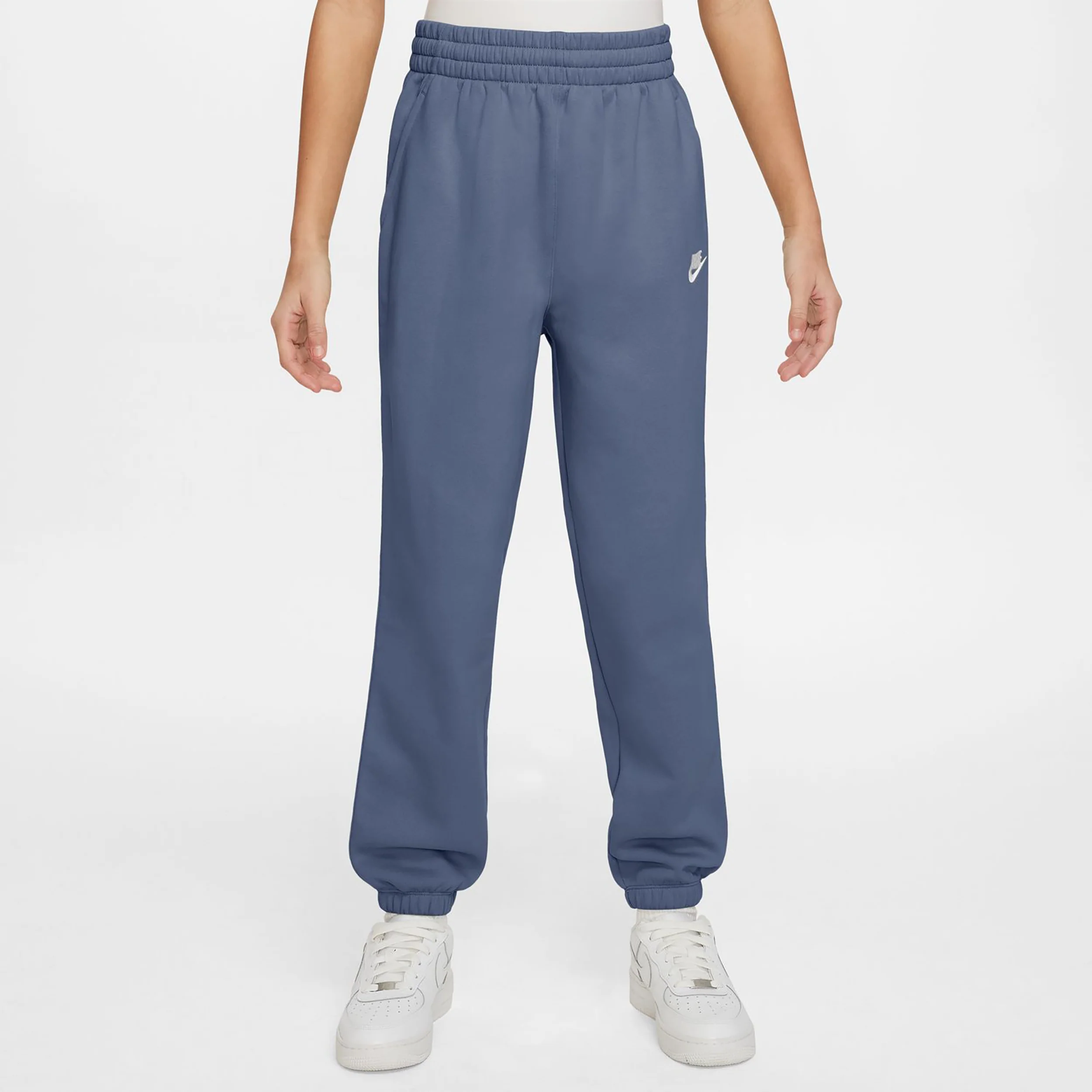 Club Fleece Loose Träningsbyxa Flickor - blågrå, blågrå