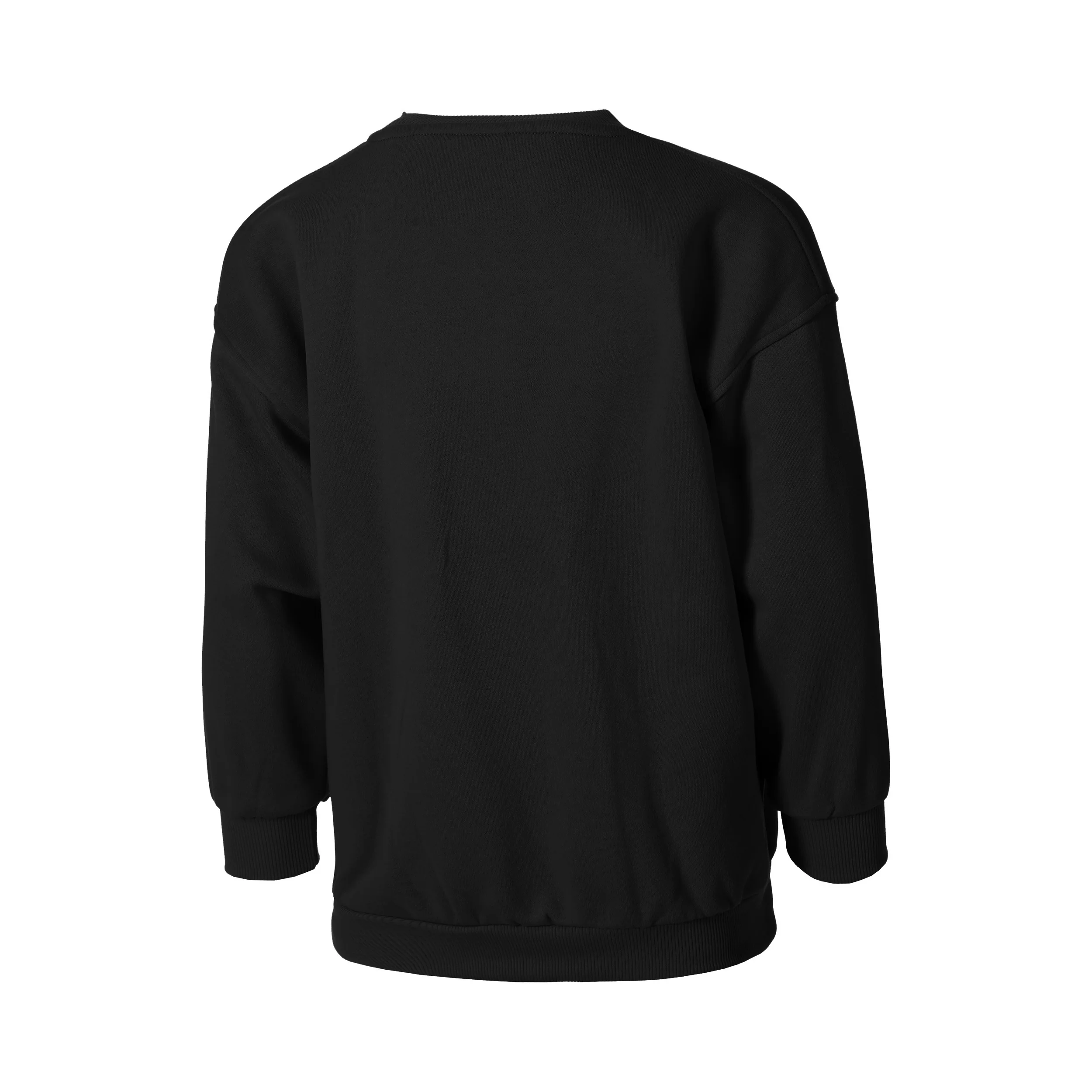 Club Fleece Oversized Crew Tröja Flickor-Svart - Image 2