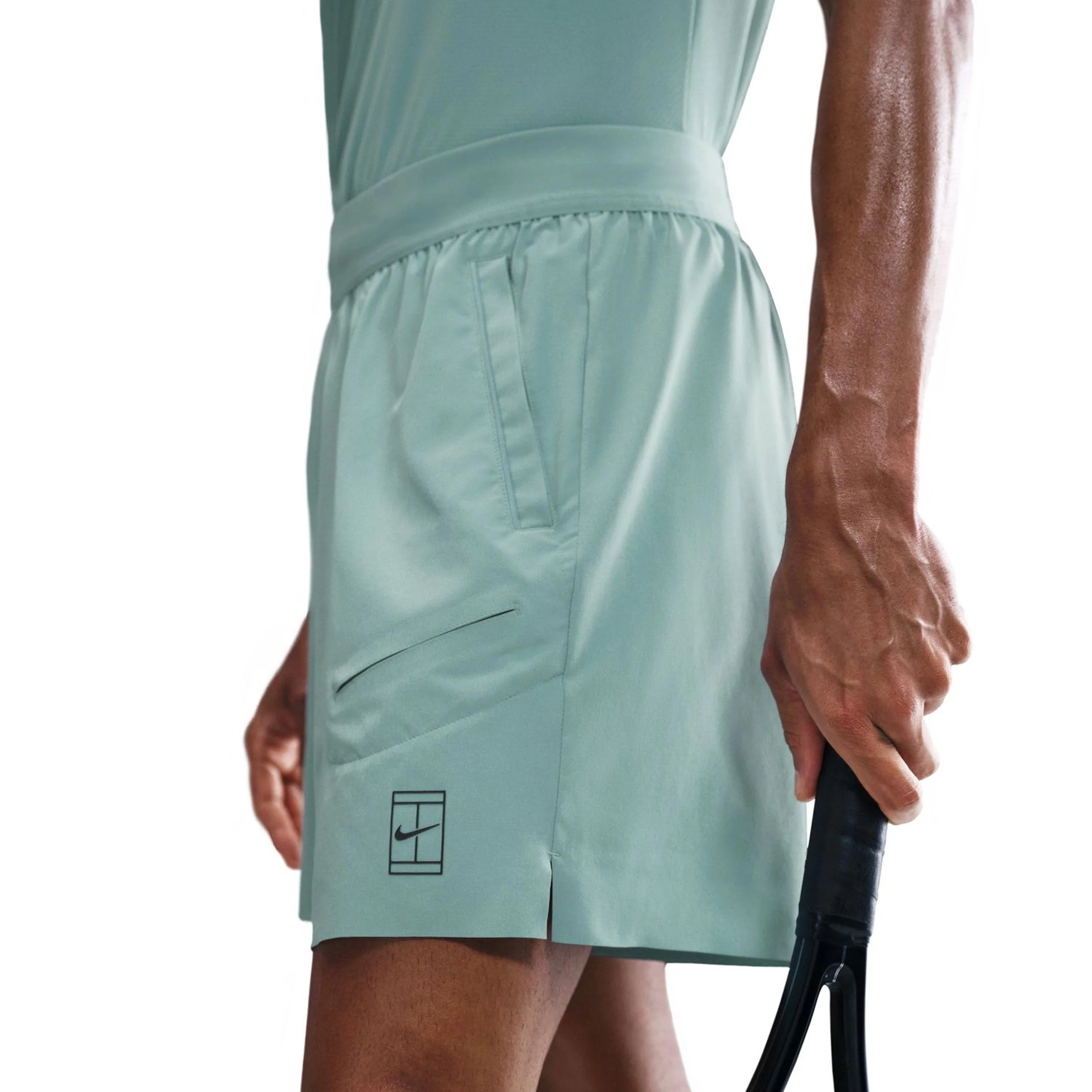 Court Dri-Fit Advantage 6in Shorts Herrar-Blågrå - Image 5