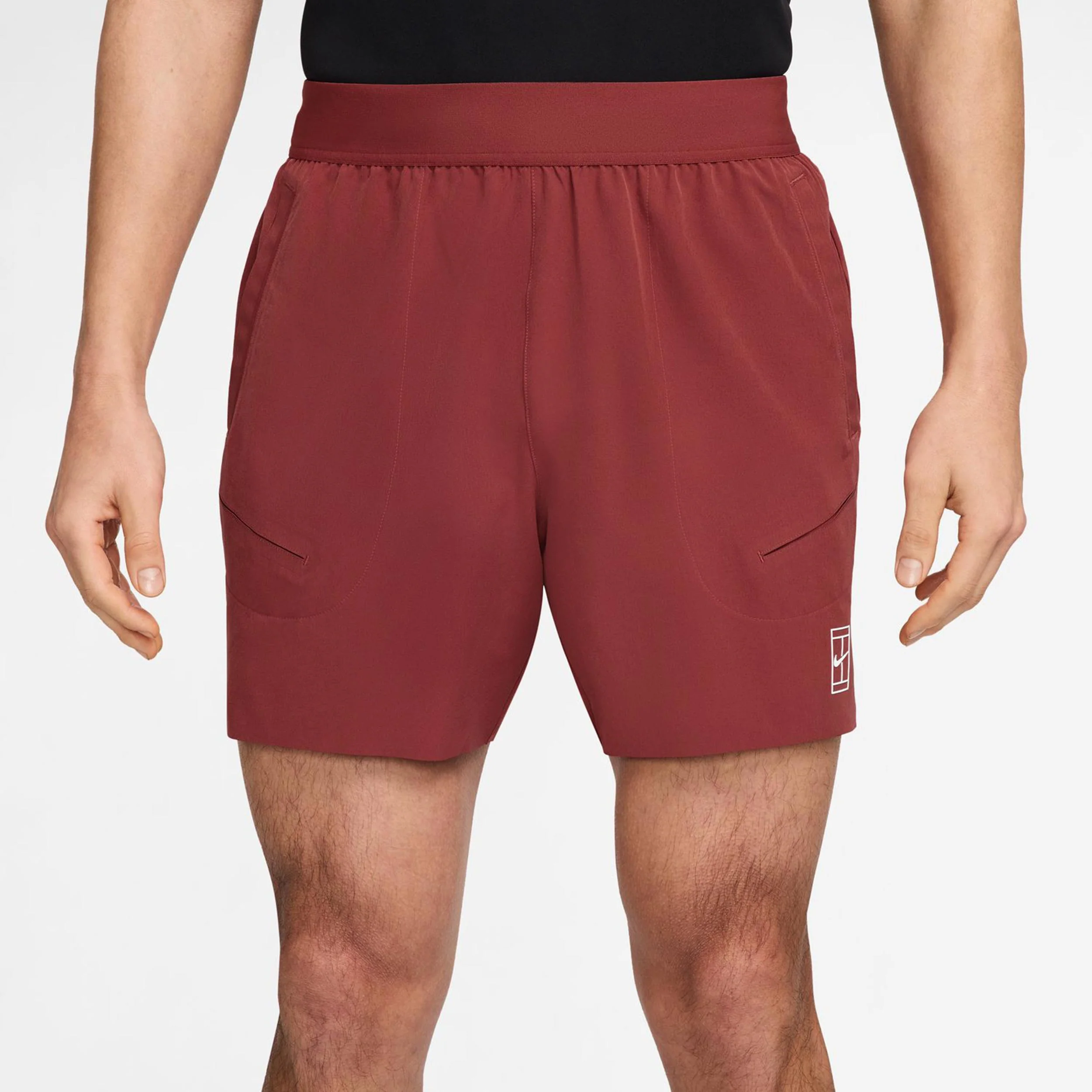 Court Dri-Fit Advantage 6in Shorts Herrar-Rost - Image 3