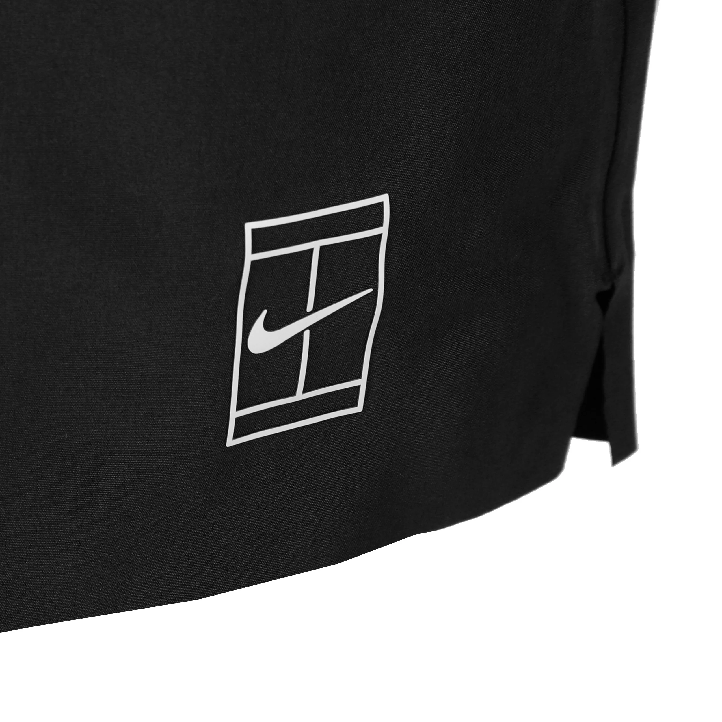 Court Dri-Fit Advantage 6in Shorts Herrar-Svart,Vit - Image 3