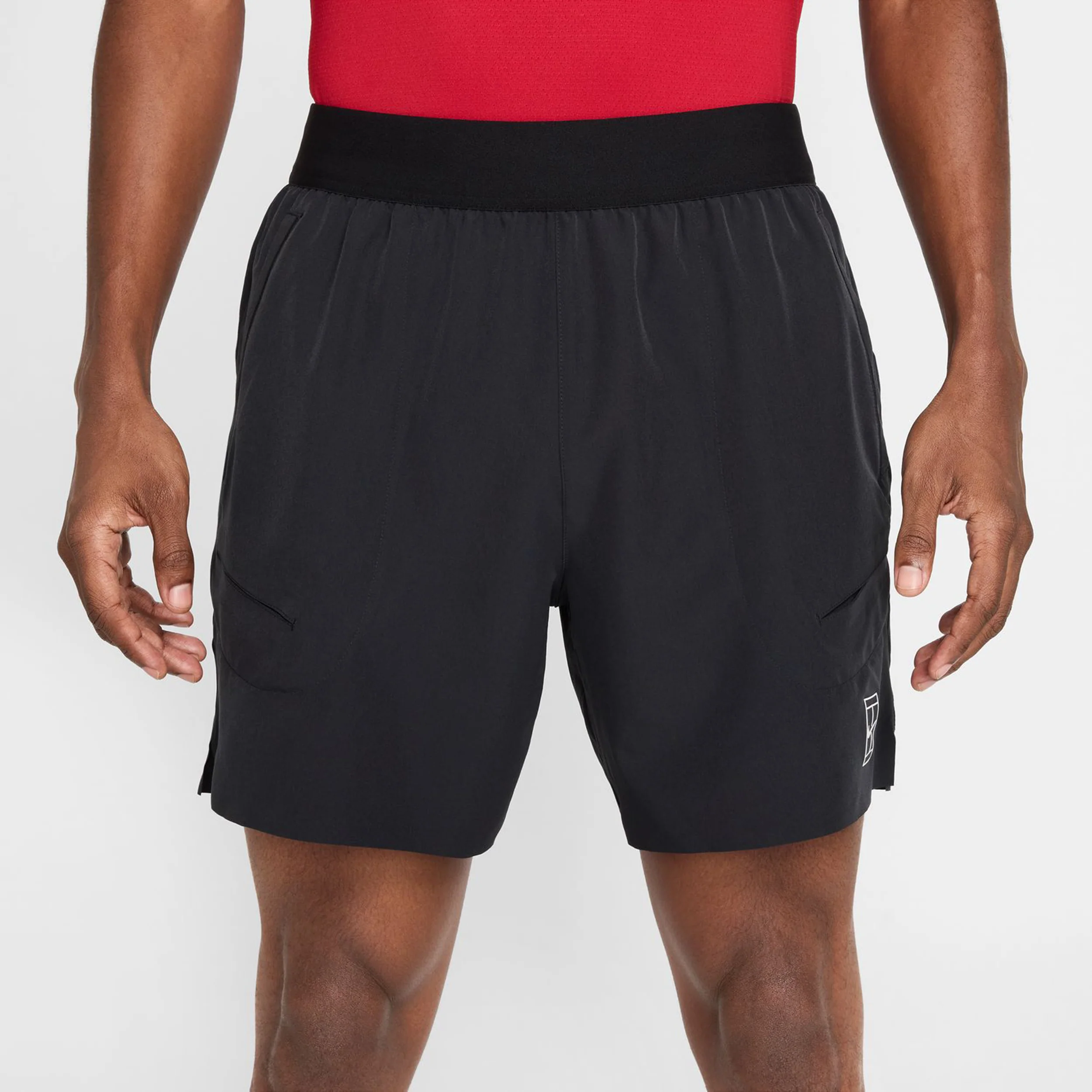 Court Dri-Fit Advantage 6in Shorts Herrar-Svart,Vit - Image 7