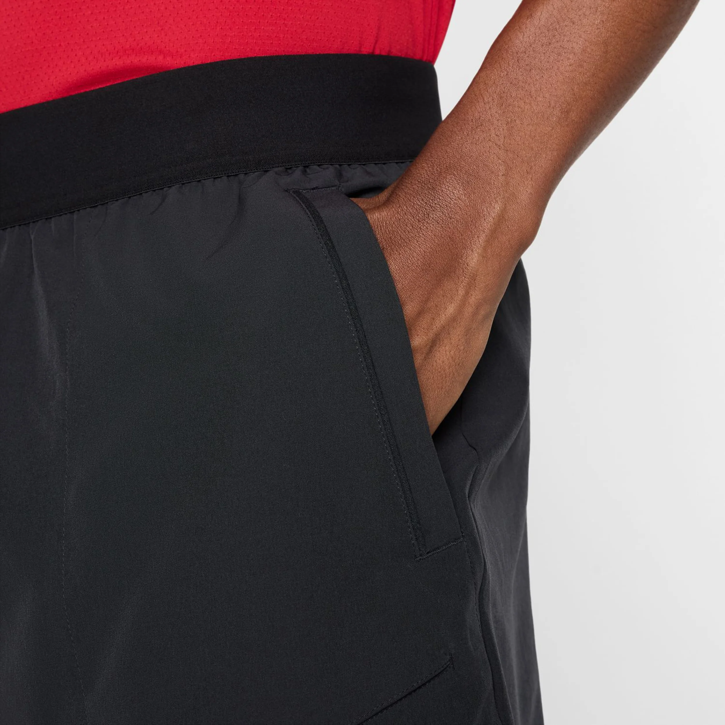 Court Dri-Fit Advantage 6in Shorts Herrar-Svart,Vit - Image 8