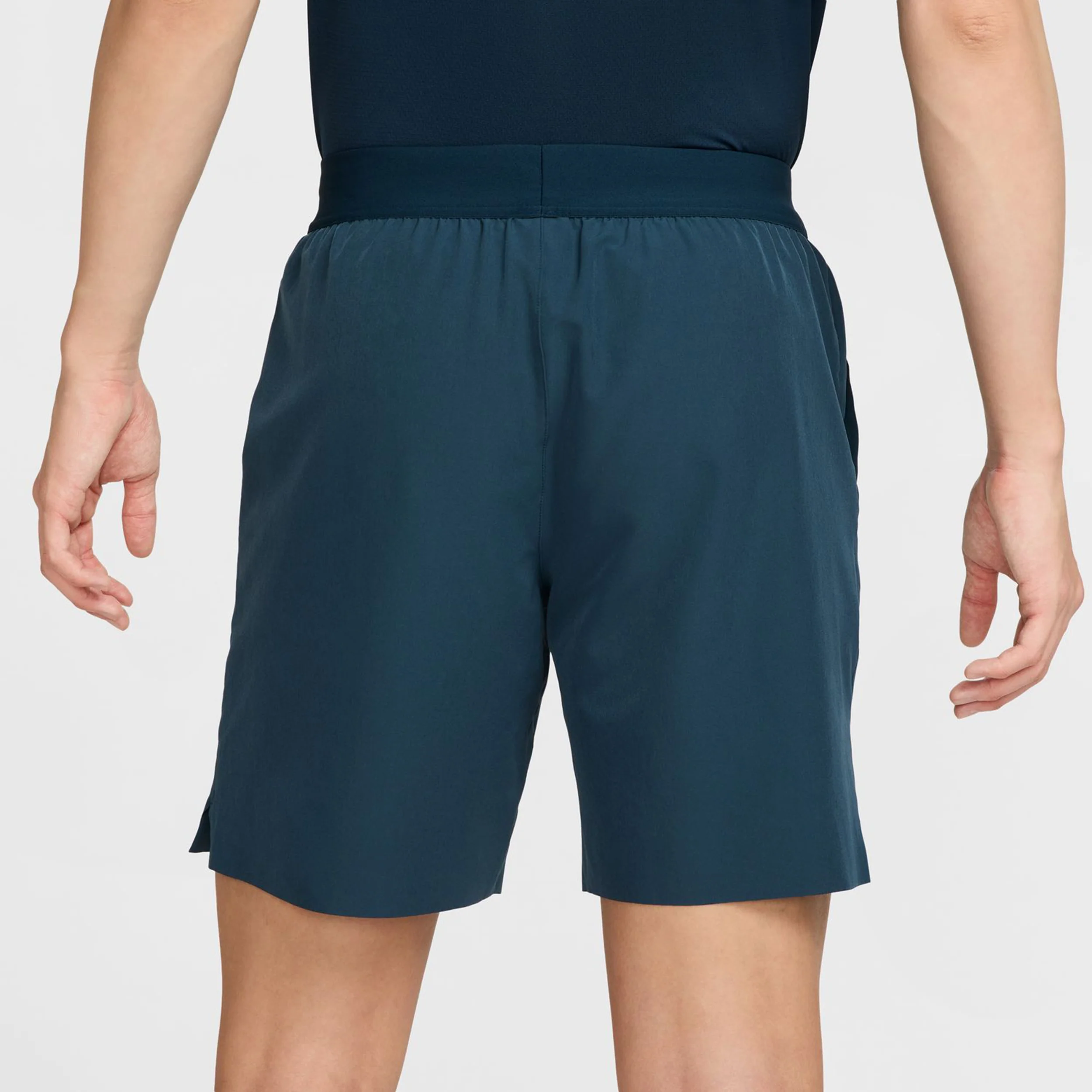 Court Dri-Fit Advantage 8in Shorts Herrar-Mörkblå,Vit - Image 6