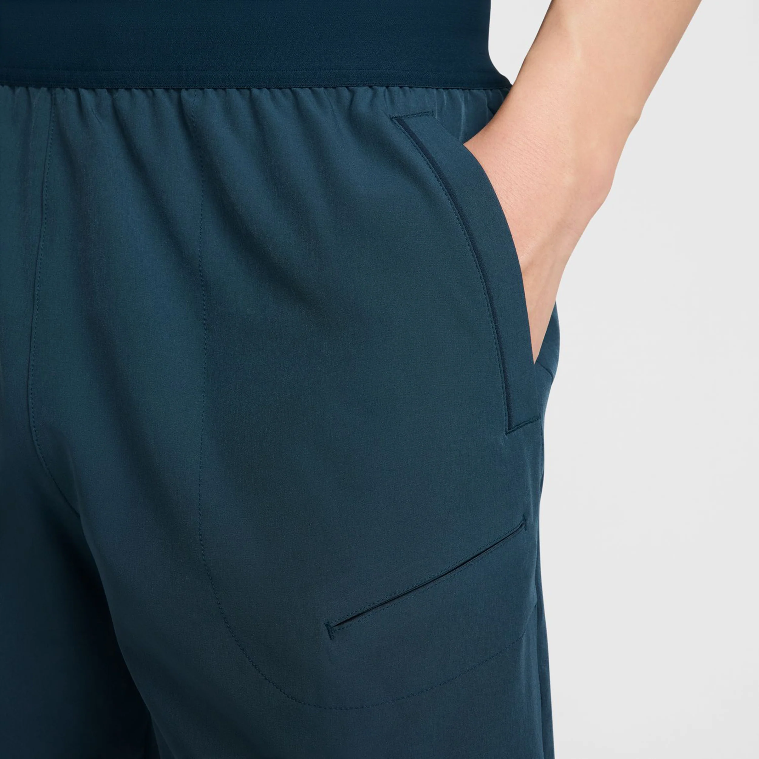 Court Dri-Fit Advantage 8in Shorts Herrar-Mörkblå,Vit - Image 8