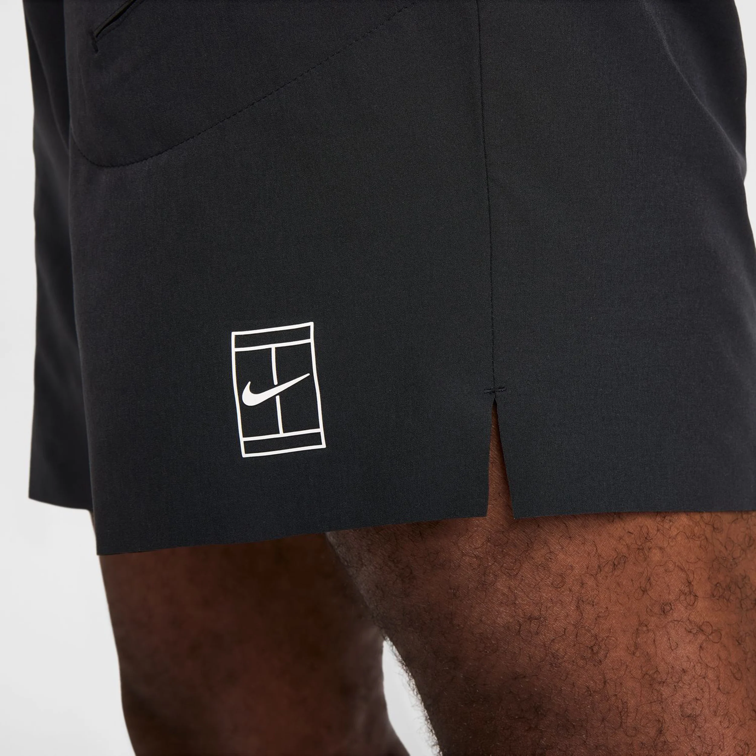 Court Dri-Fit Advantage 8in Shorts Herrar-Svart,Vit - Image 10