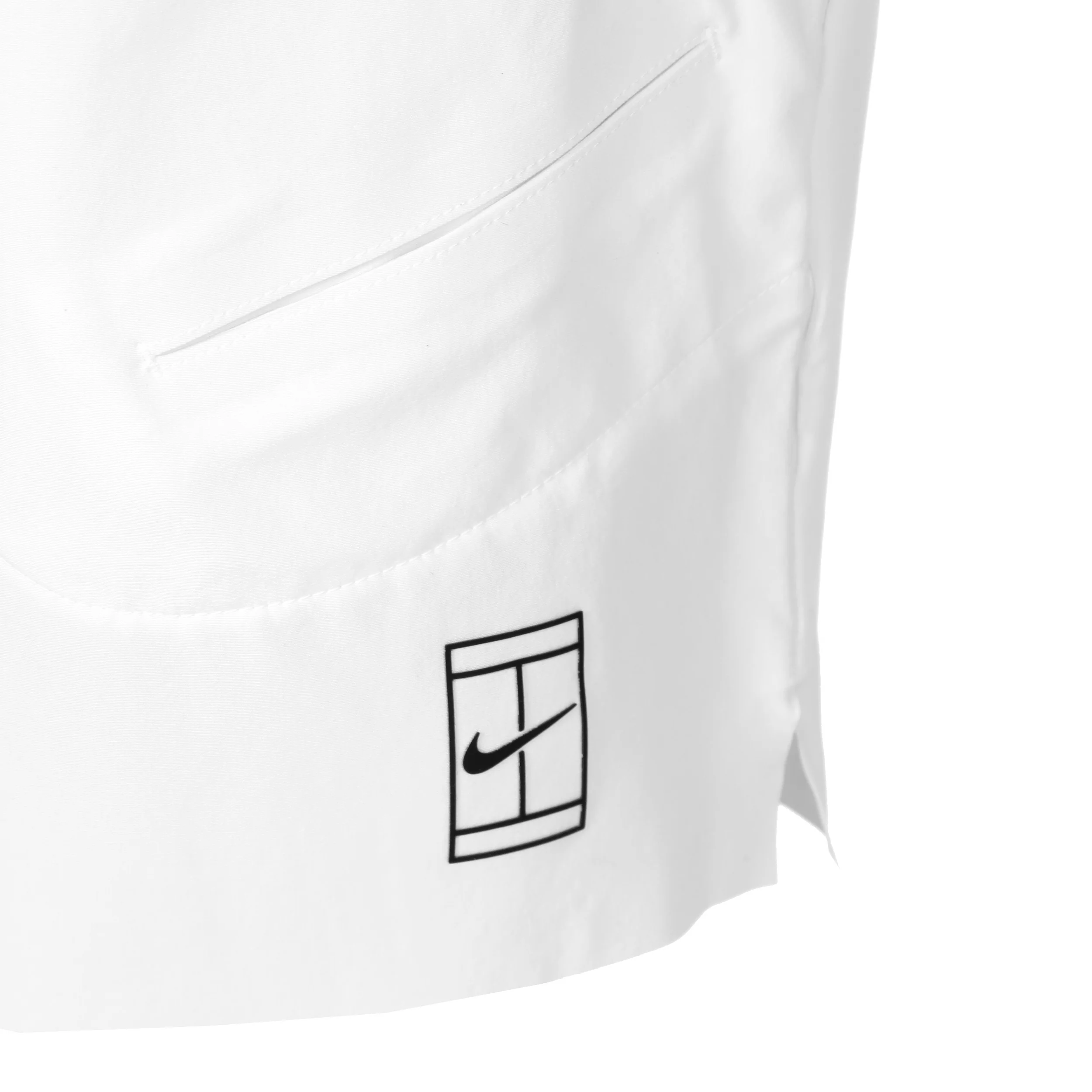 Court Dri-Fit Advantage 8in Shorts Herrar-Vit,Svart - Image 3
