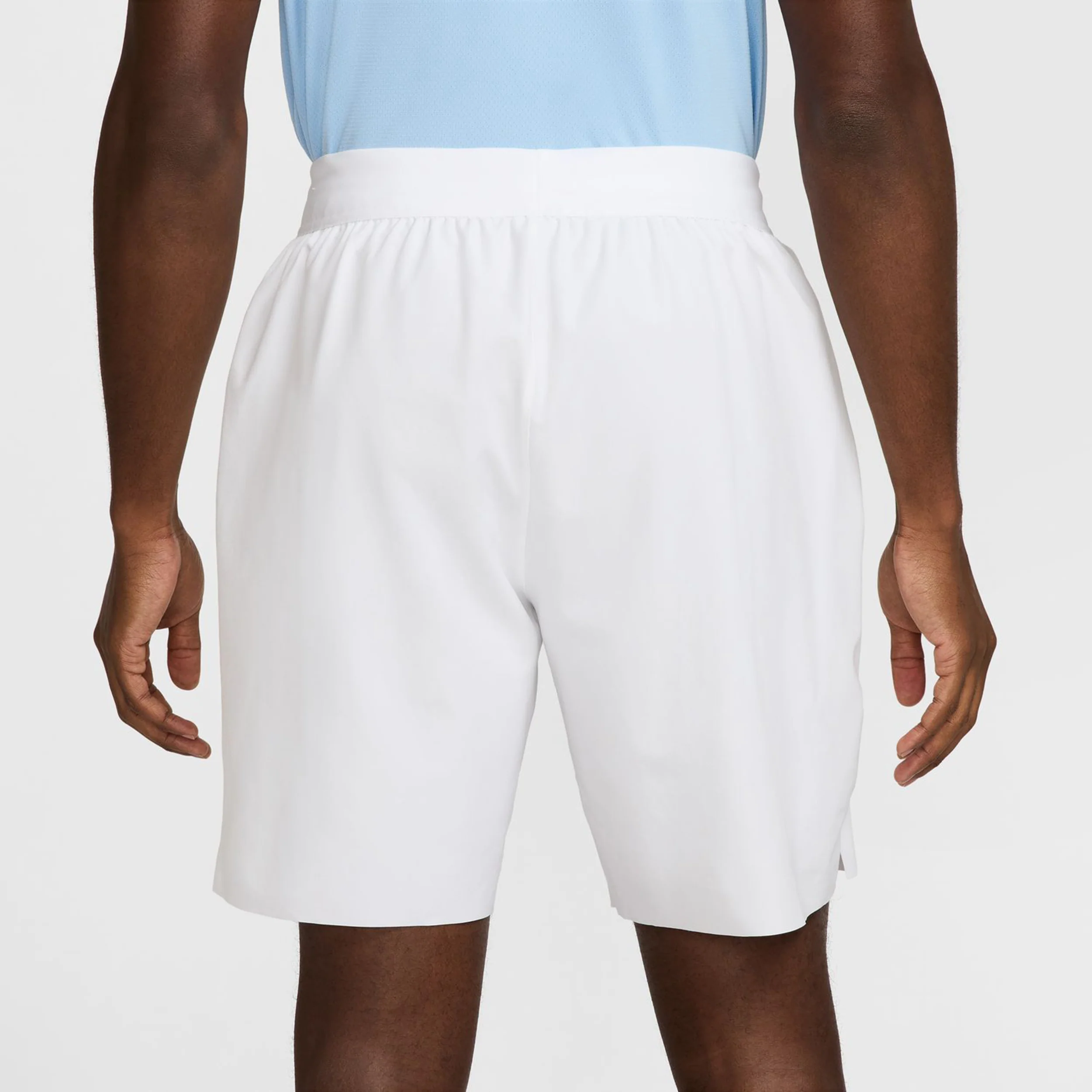 Court Dri-Fit Advantage 8in Shorts Herrar-Vit,Svart - Image 5