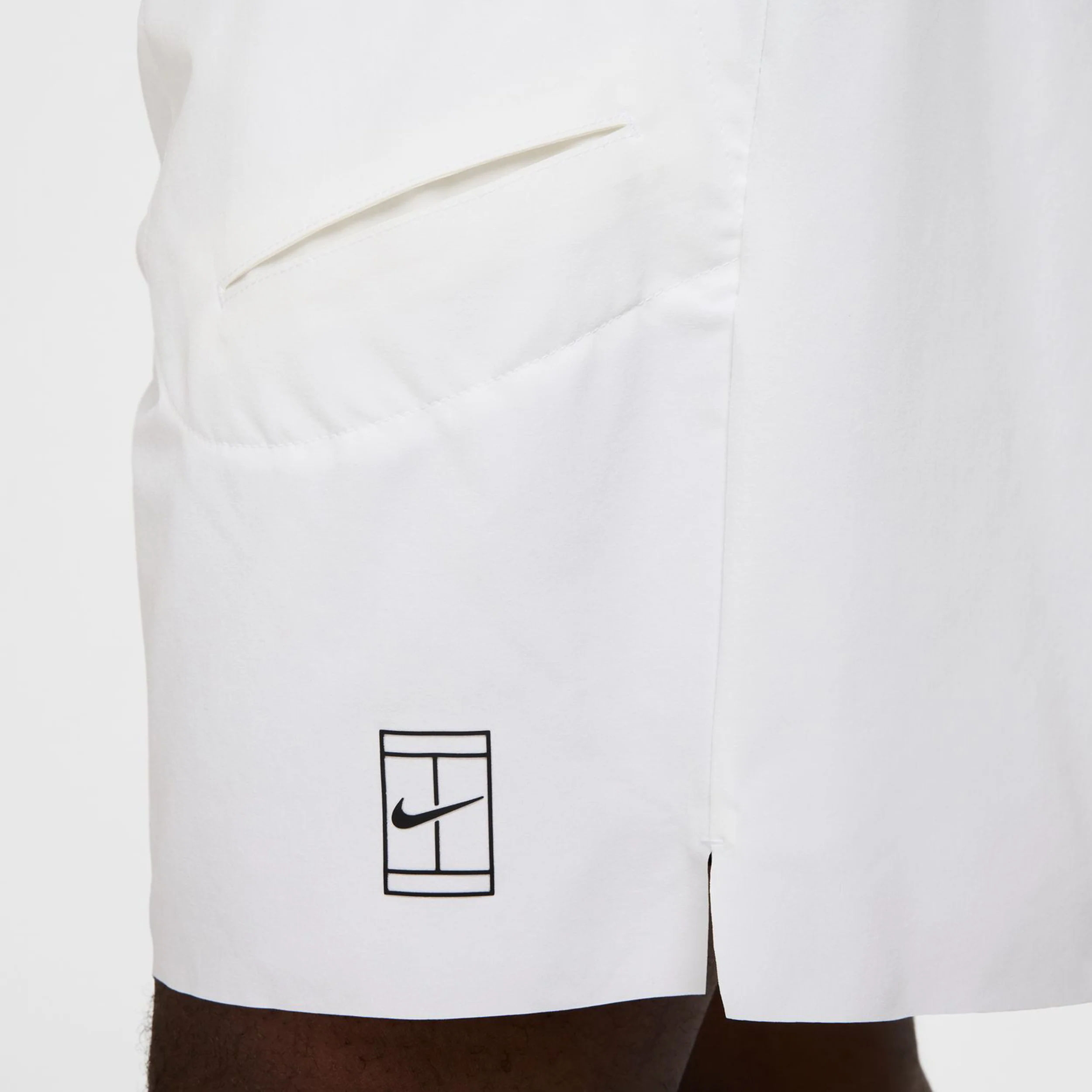 Court Dri-Fit Advantage 8in Shorts Herrar-Vit,Svart - Image 8