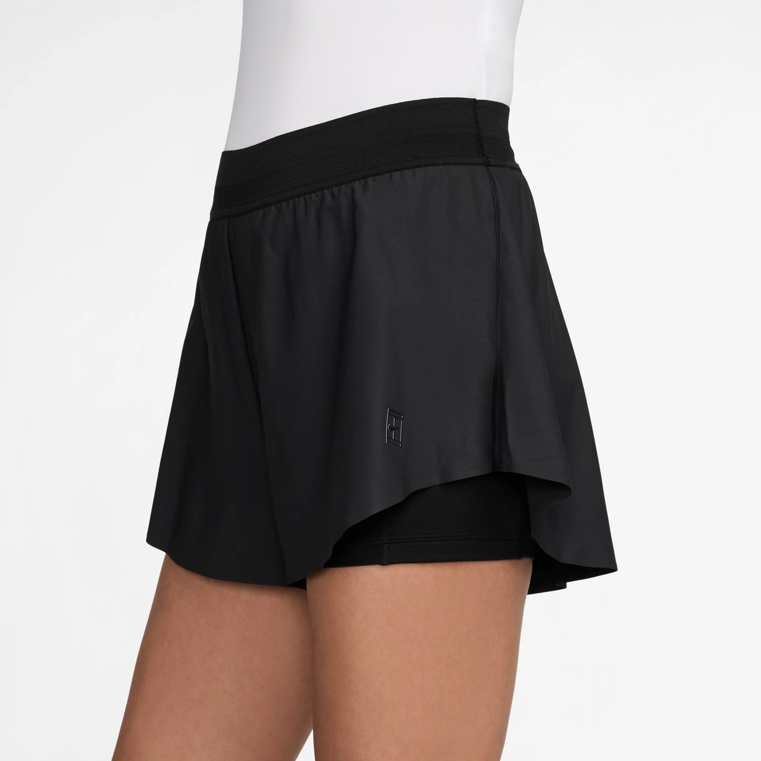 Court Dri-Fit Advantage Ace Shorts Damer - svart, svart - Image 3