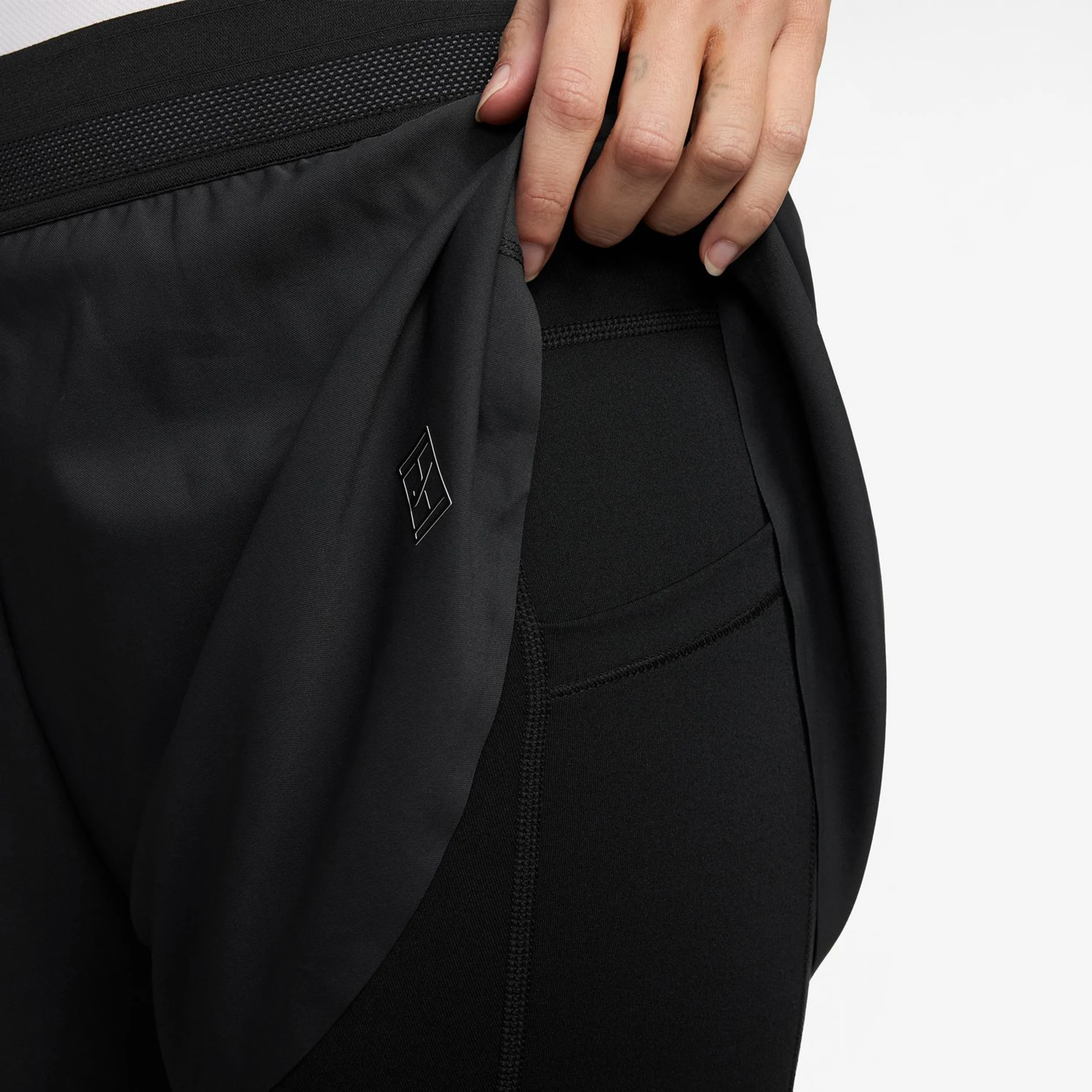 Court Dri-Fit Advantage Ace Shorts Damer - svart, svart - Image 4