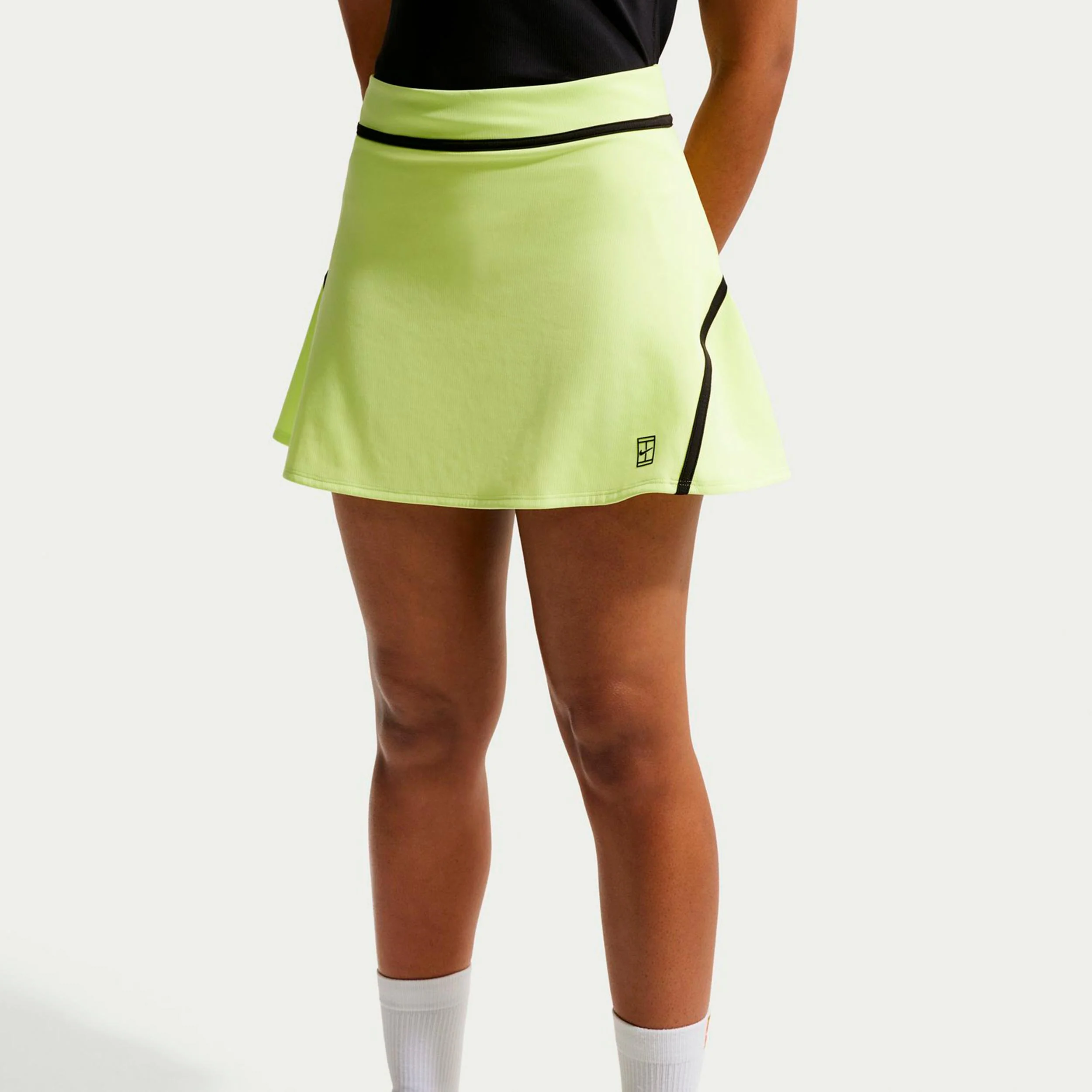 Court Dri-Fit Advantage High Rise Kjol Damer-lime