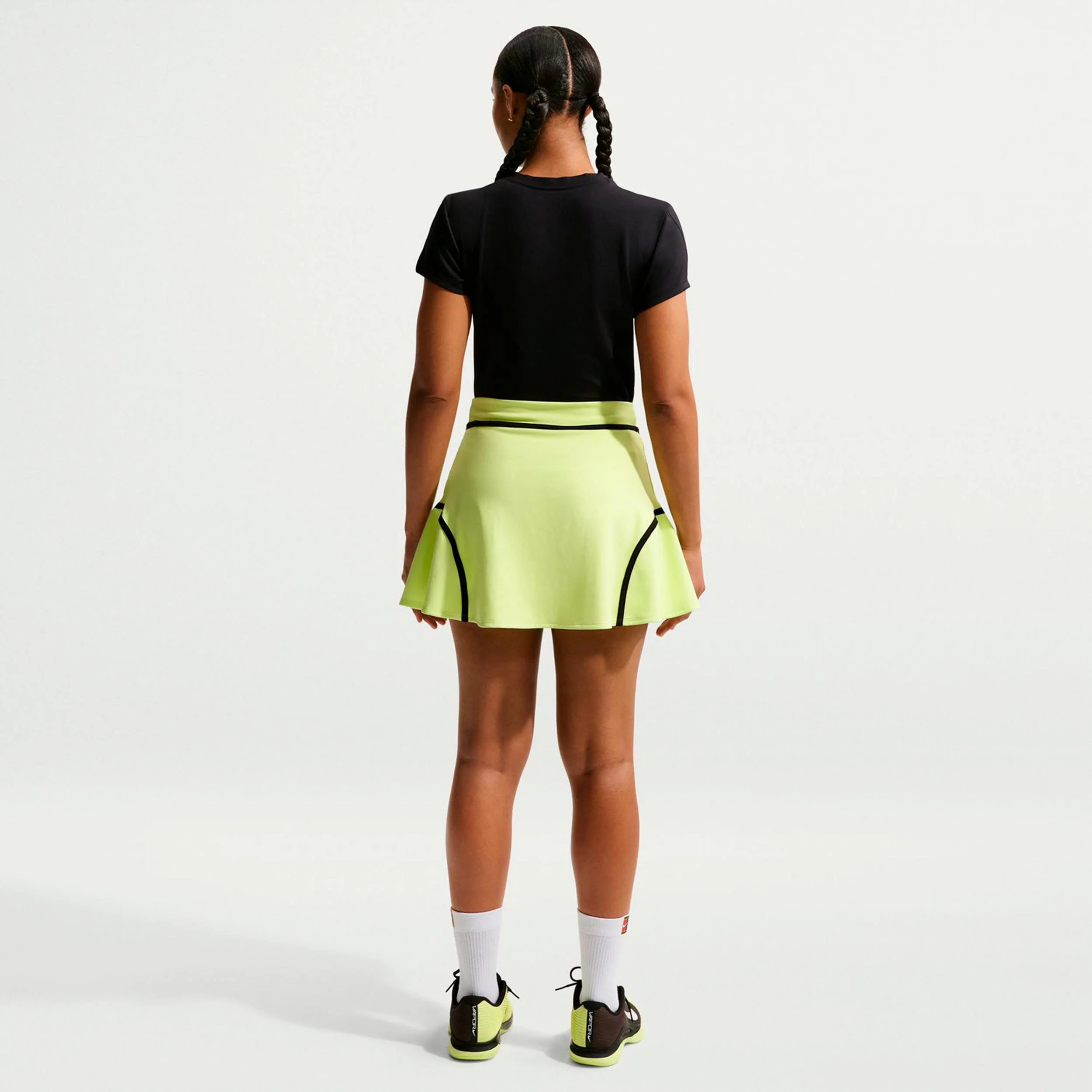 Court Dri-Fit Advantage High Rise Kjol Damer-lime - Image 3