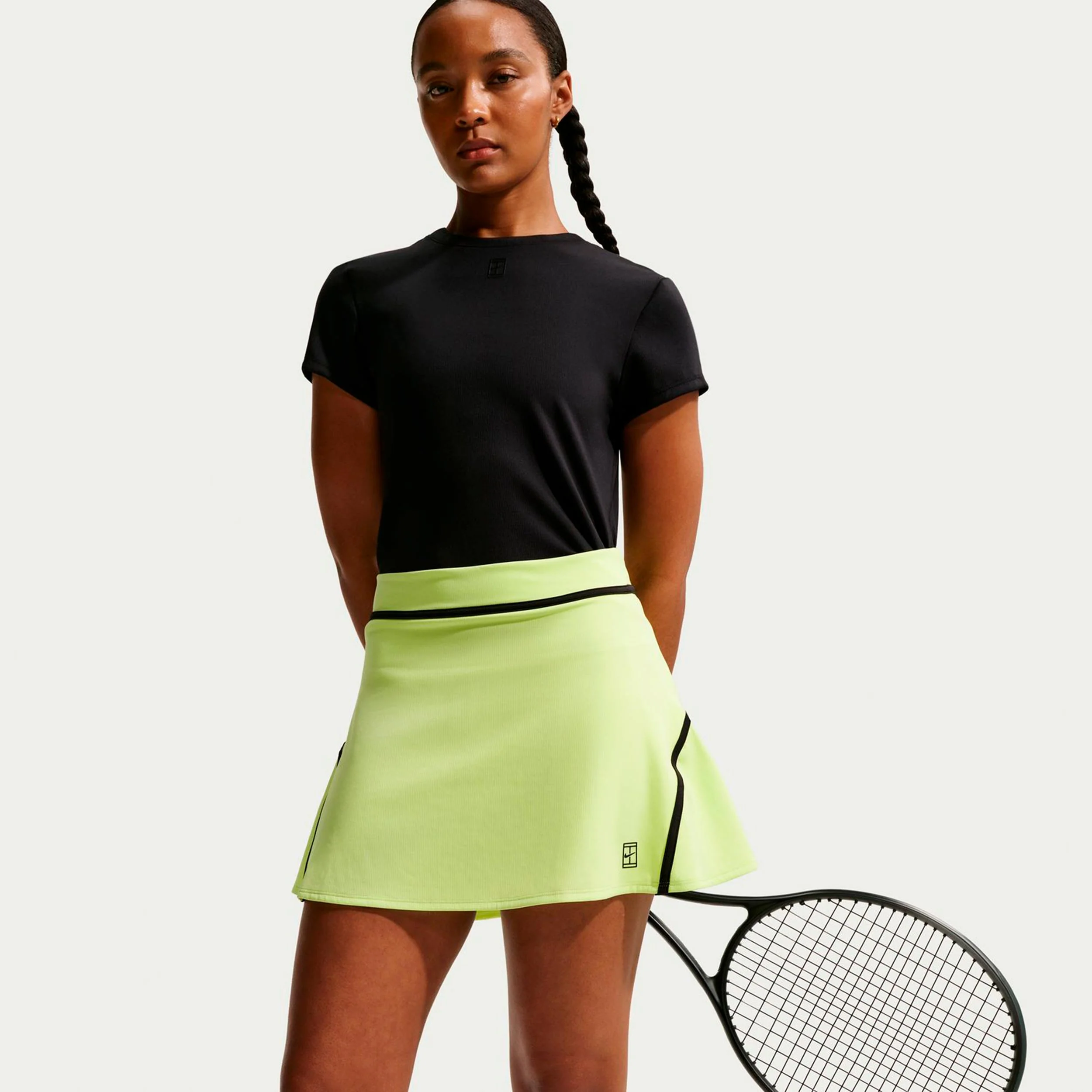Court Dri-Fit Advantage High Rise Kjol Damer-lime - Image 5
