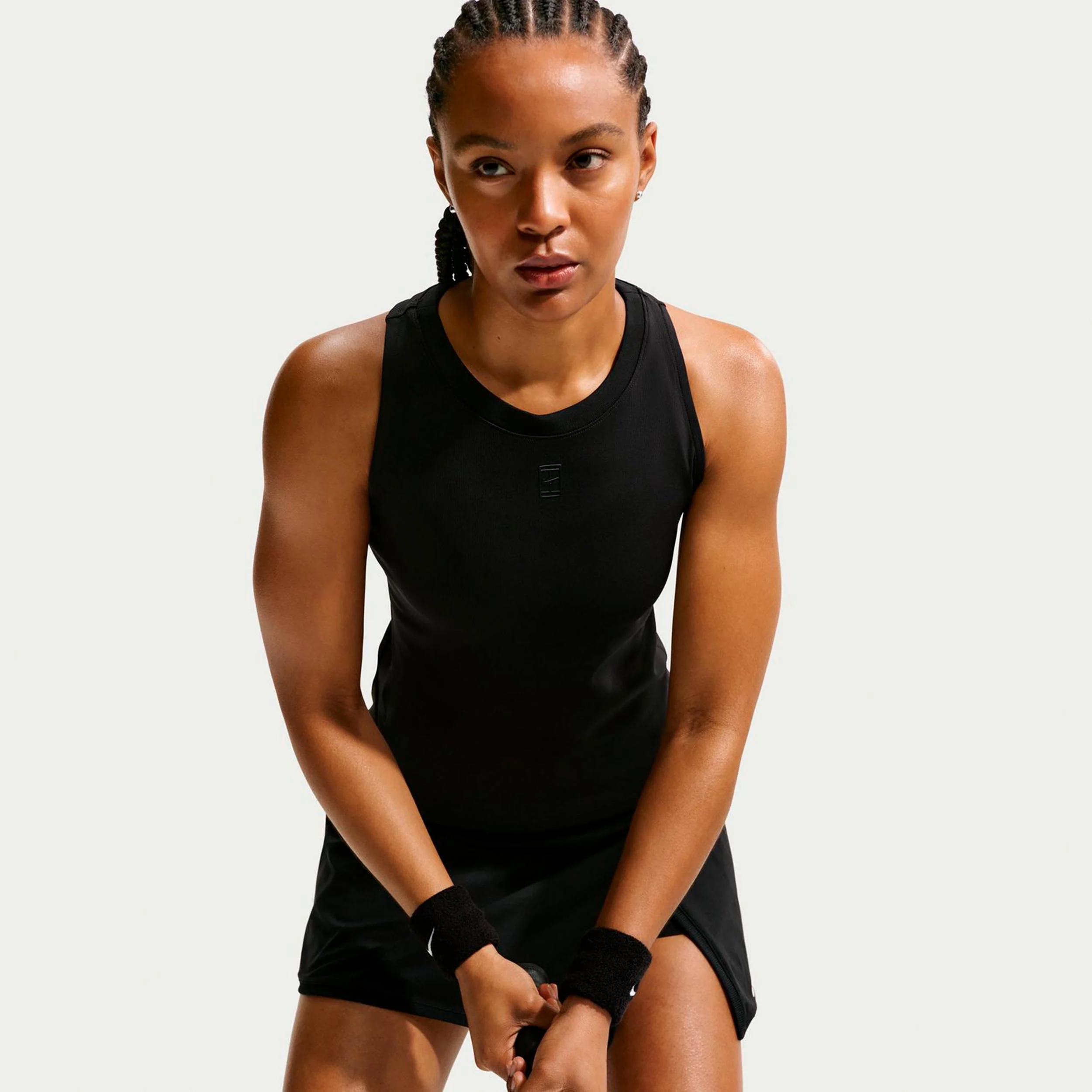 Court Dri-Fit Advantage Linne Damer-Svart,Svart - Image 8