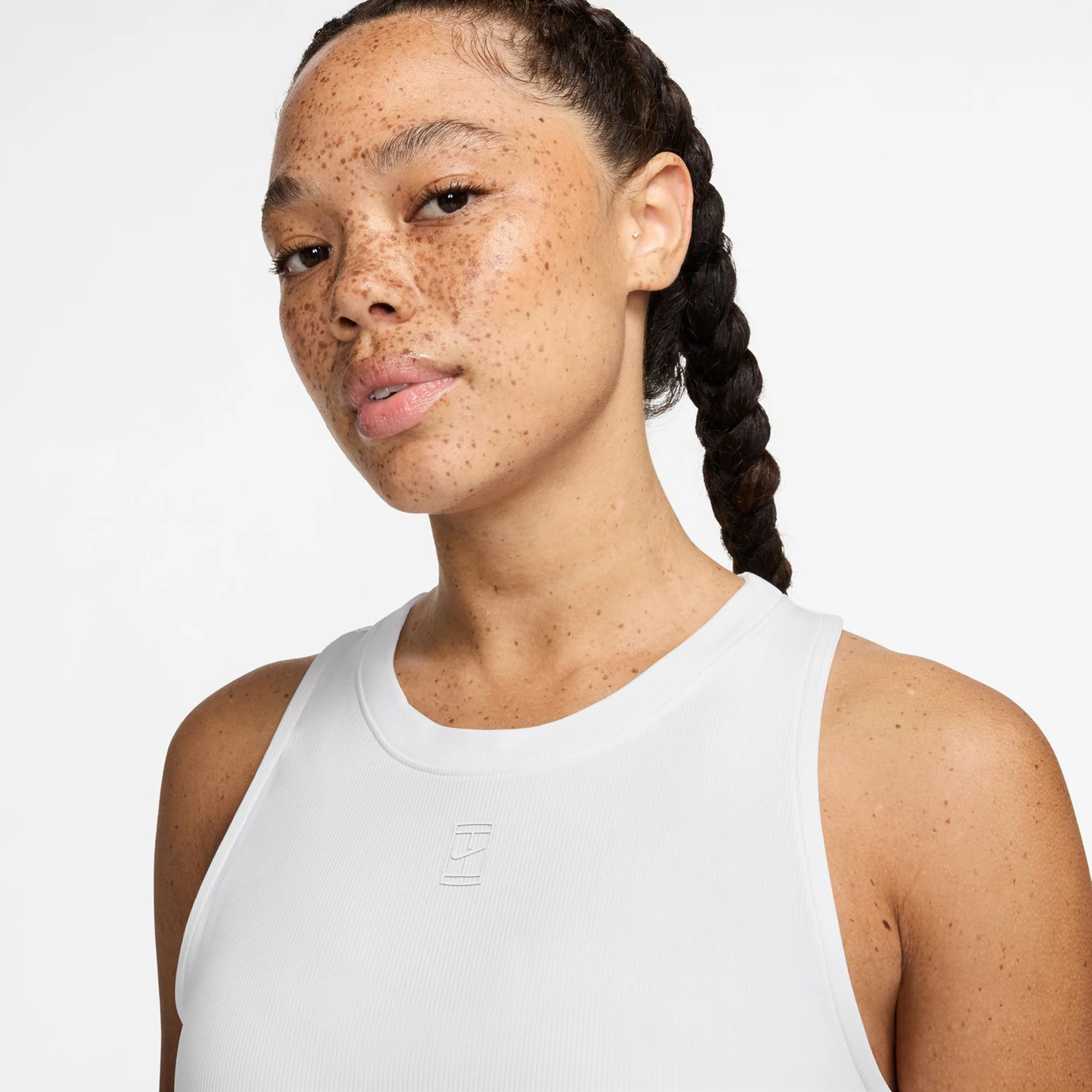 Court Dri-Fit Advantage Linne Damer-Vit,Vit - Image 3