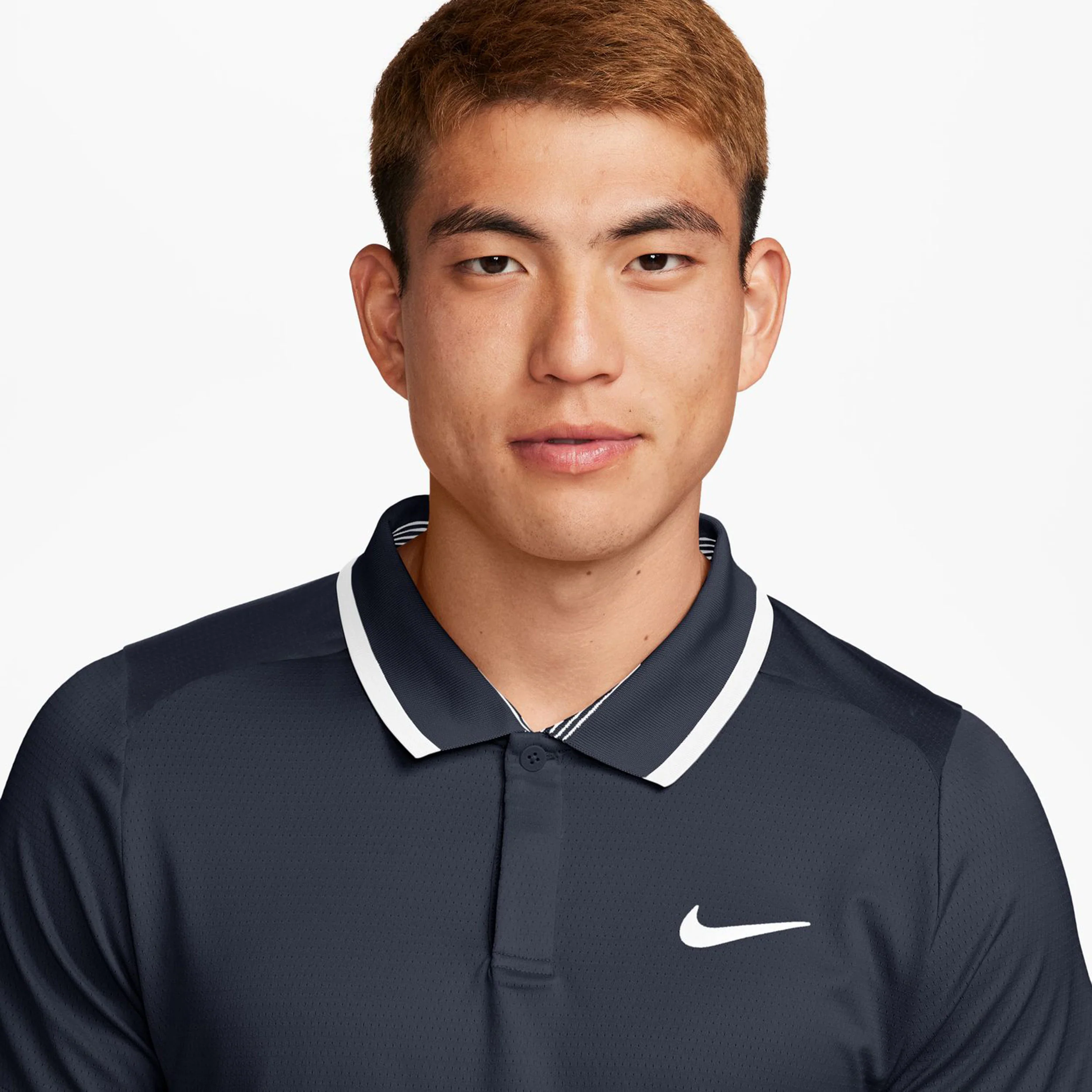 Court Dri-Fit Advantage Polo Herrar-Mörkblå - Image 3