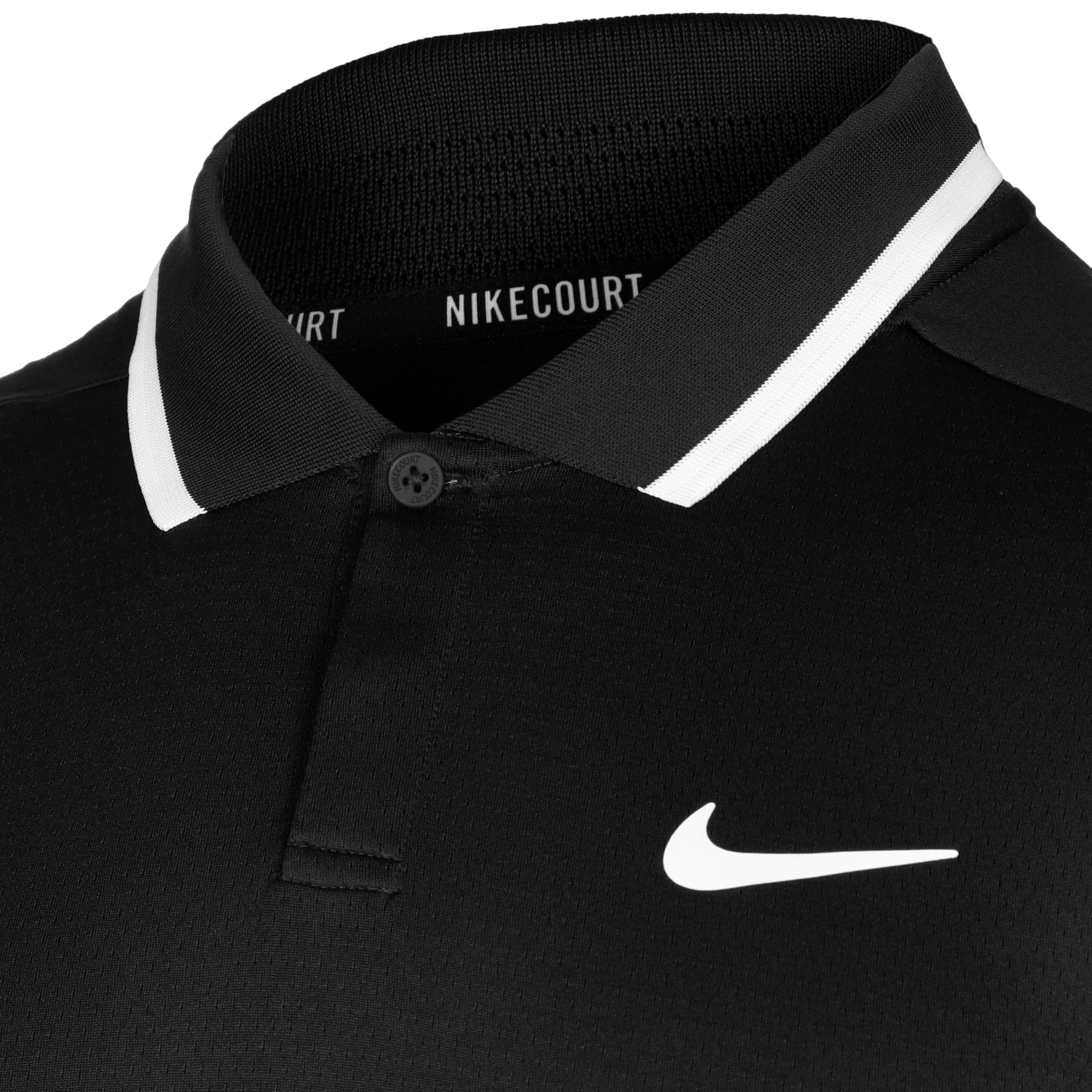 Court Dri-Fit Advantage Polo Herrar-Svart,Vit - Image 3
