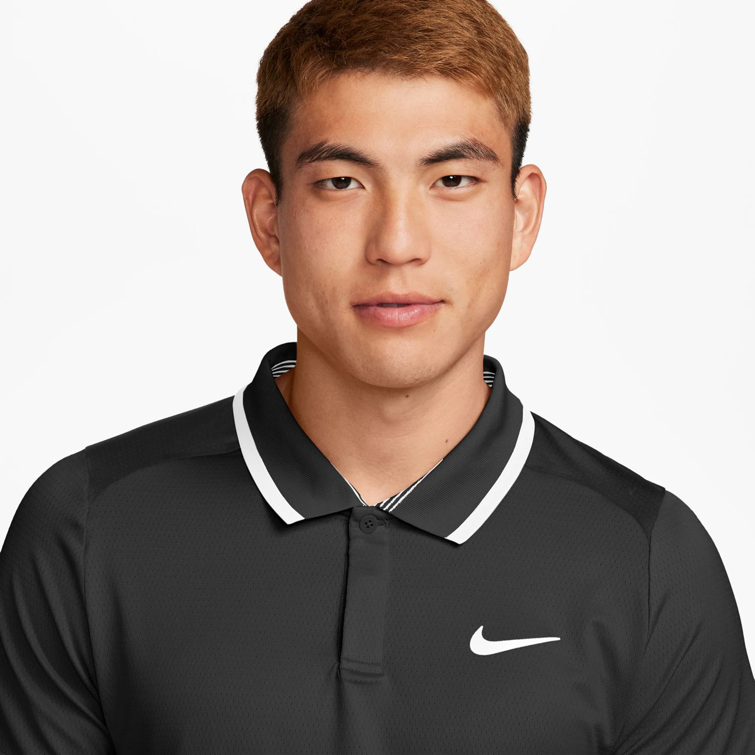 Court Dri-Fit Advantage Polo Herrar-Svart,Vit - Image 7