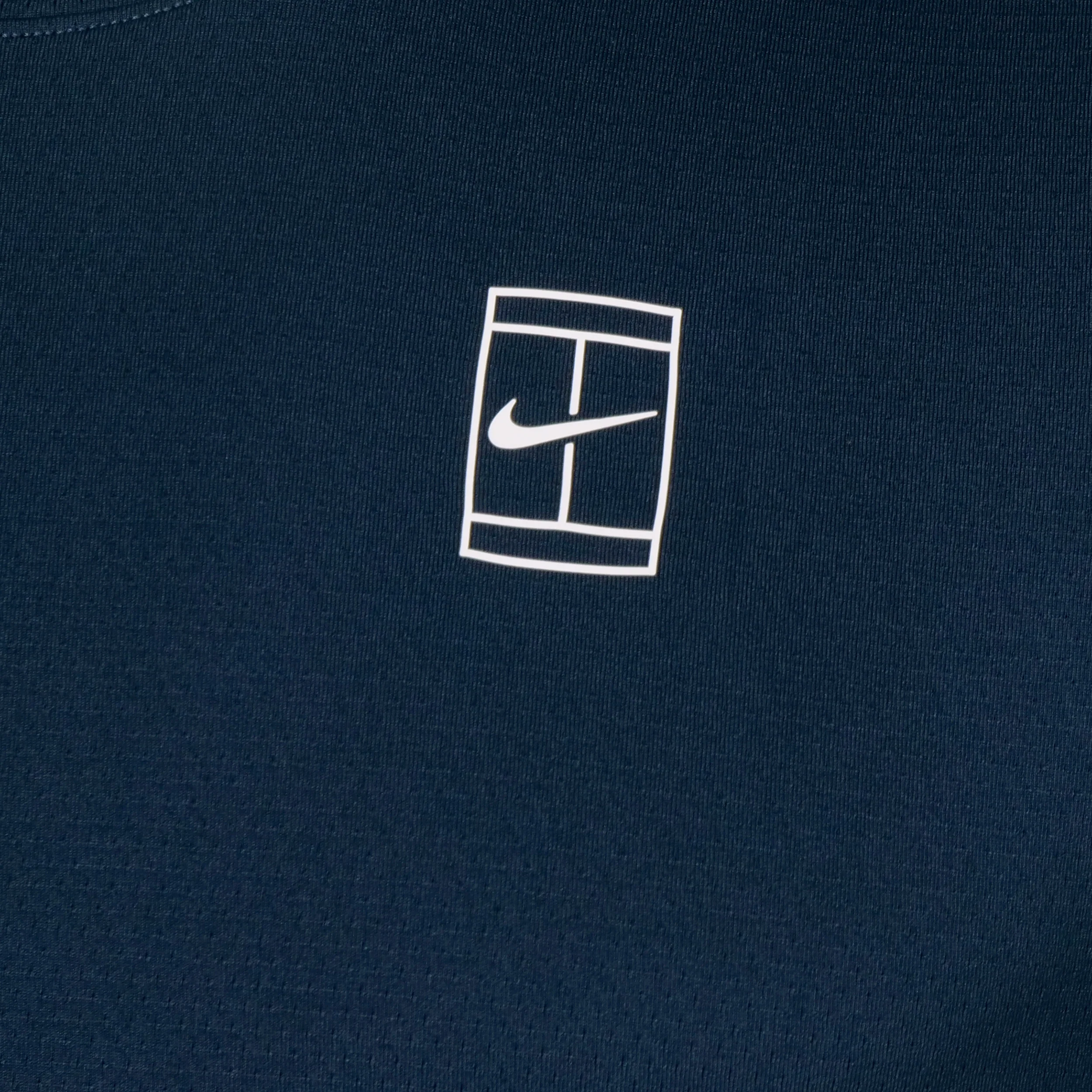 Court Dri-Fit Advantage T-shirt Herrar-Mörkblå,Vit - Image 3