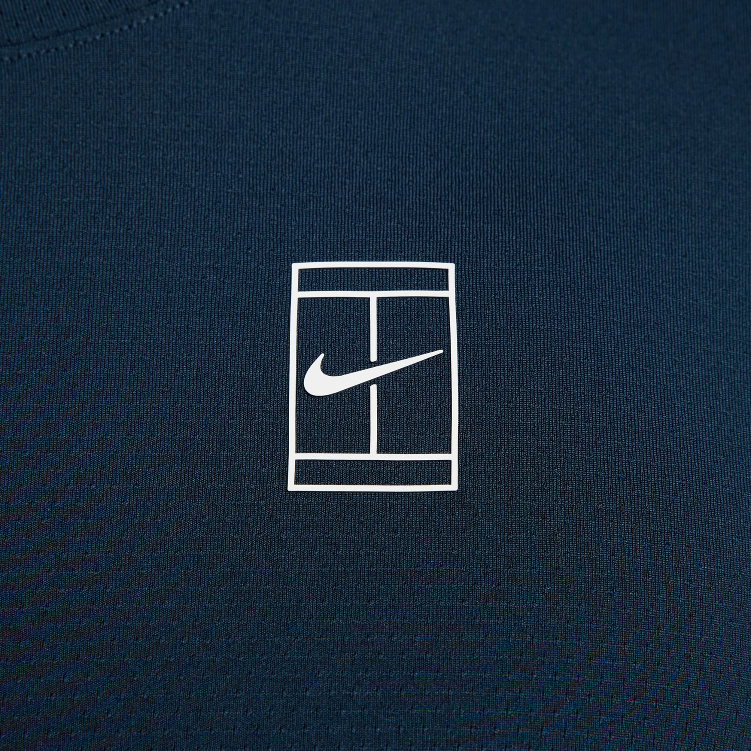 Court Dri-Fit Advantage T-shirt Herrar-Mörkblå,Vit - Image 7