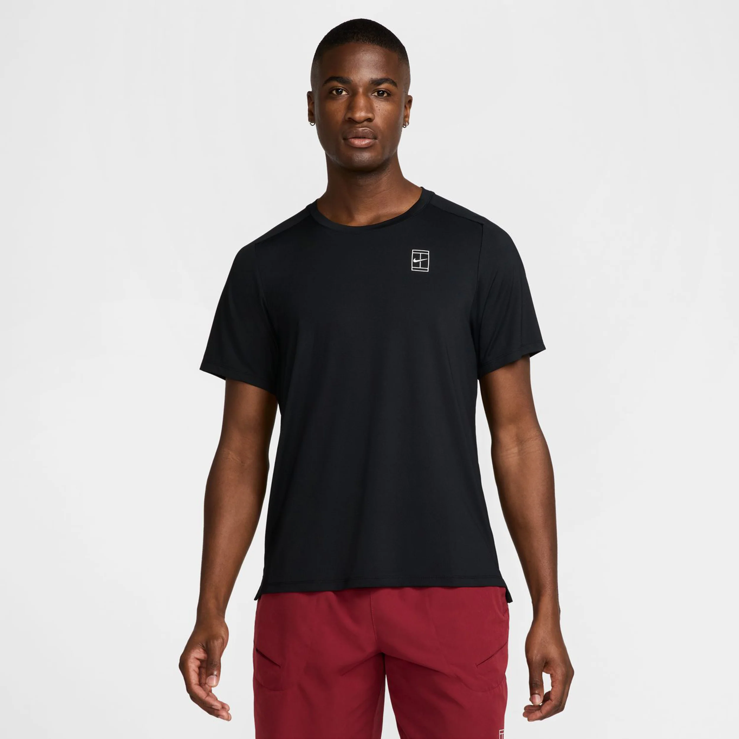 Court Dri-Fit Advantage T-shirt Herrar-Svart,Vit - Image 4