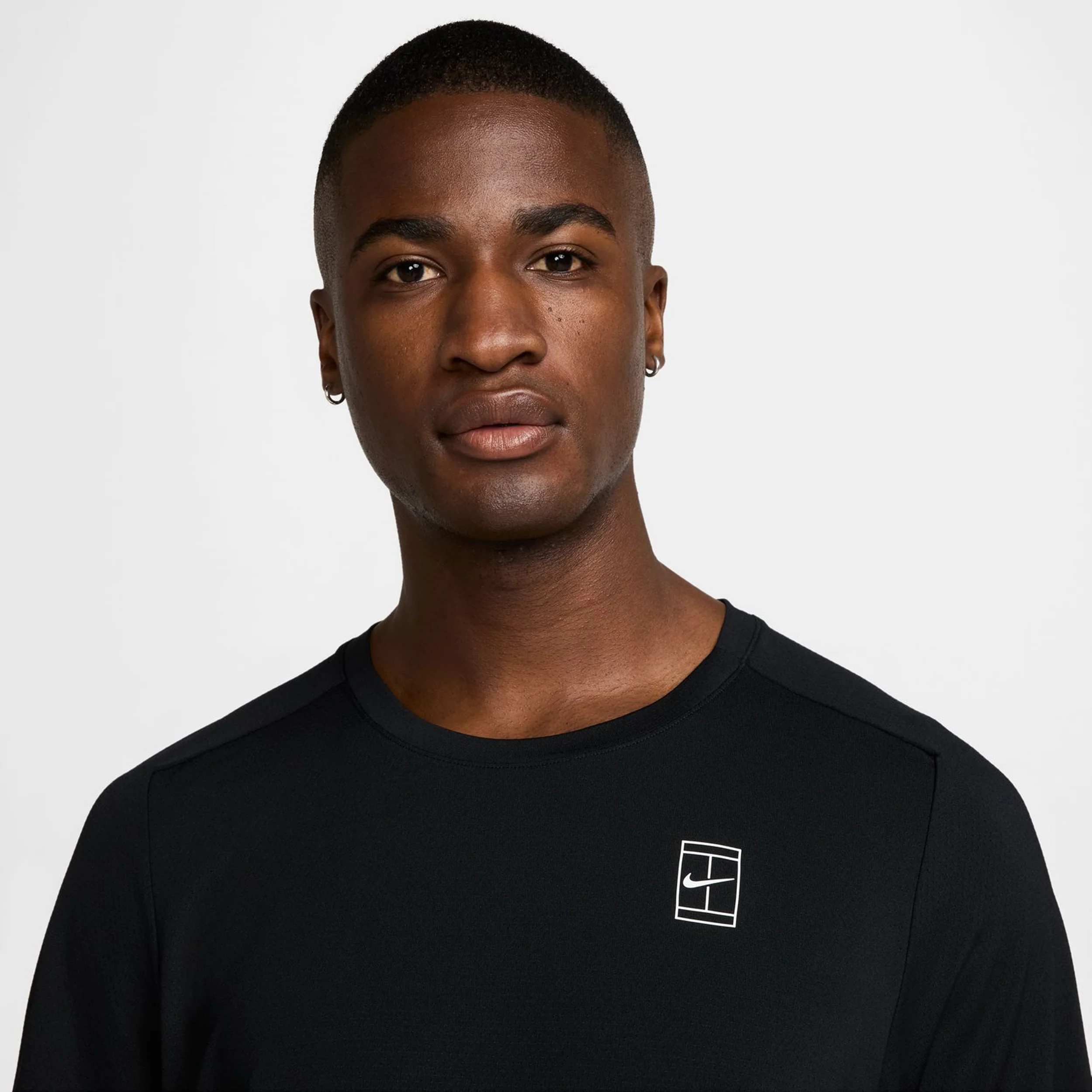 Court Dri-Fit Advantage T-shirt Herrar-Svart,Vit - Image 6