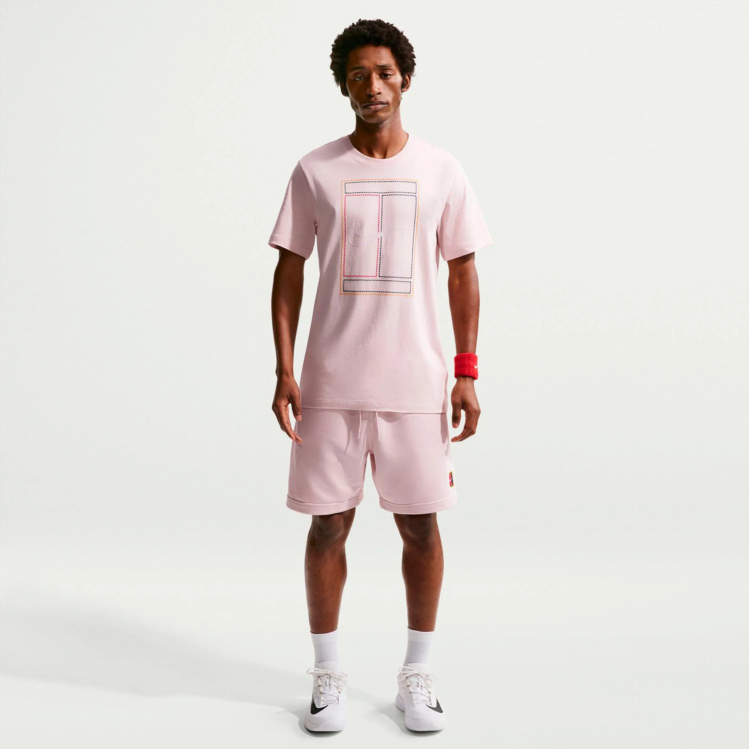 Court Dri-Fit Heritage Fleece Shorts Herrar - gammal rosa - Image 2