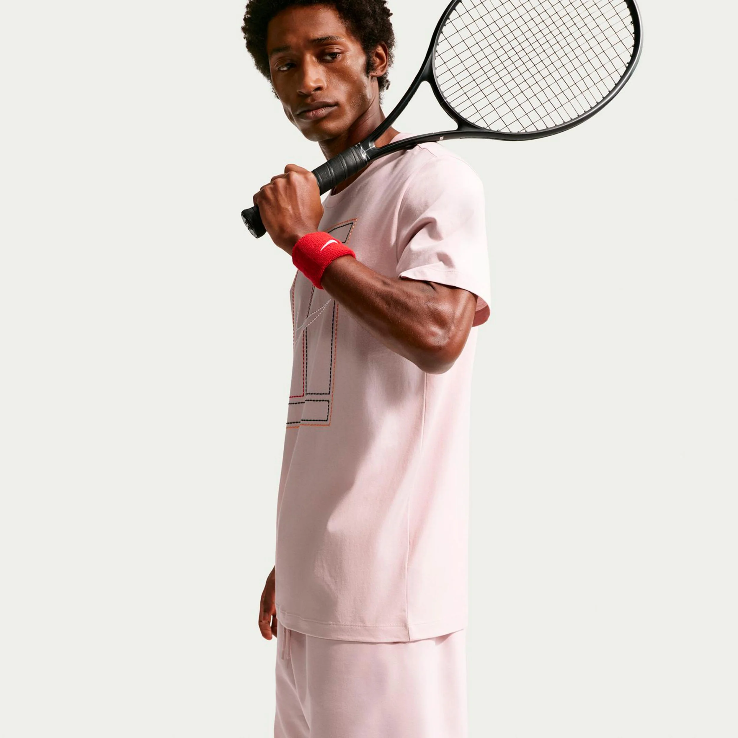 Court Dri-Fit Heritage Fleece Shorts Herrar - gammal rosa - Image 4