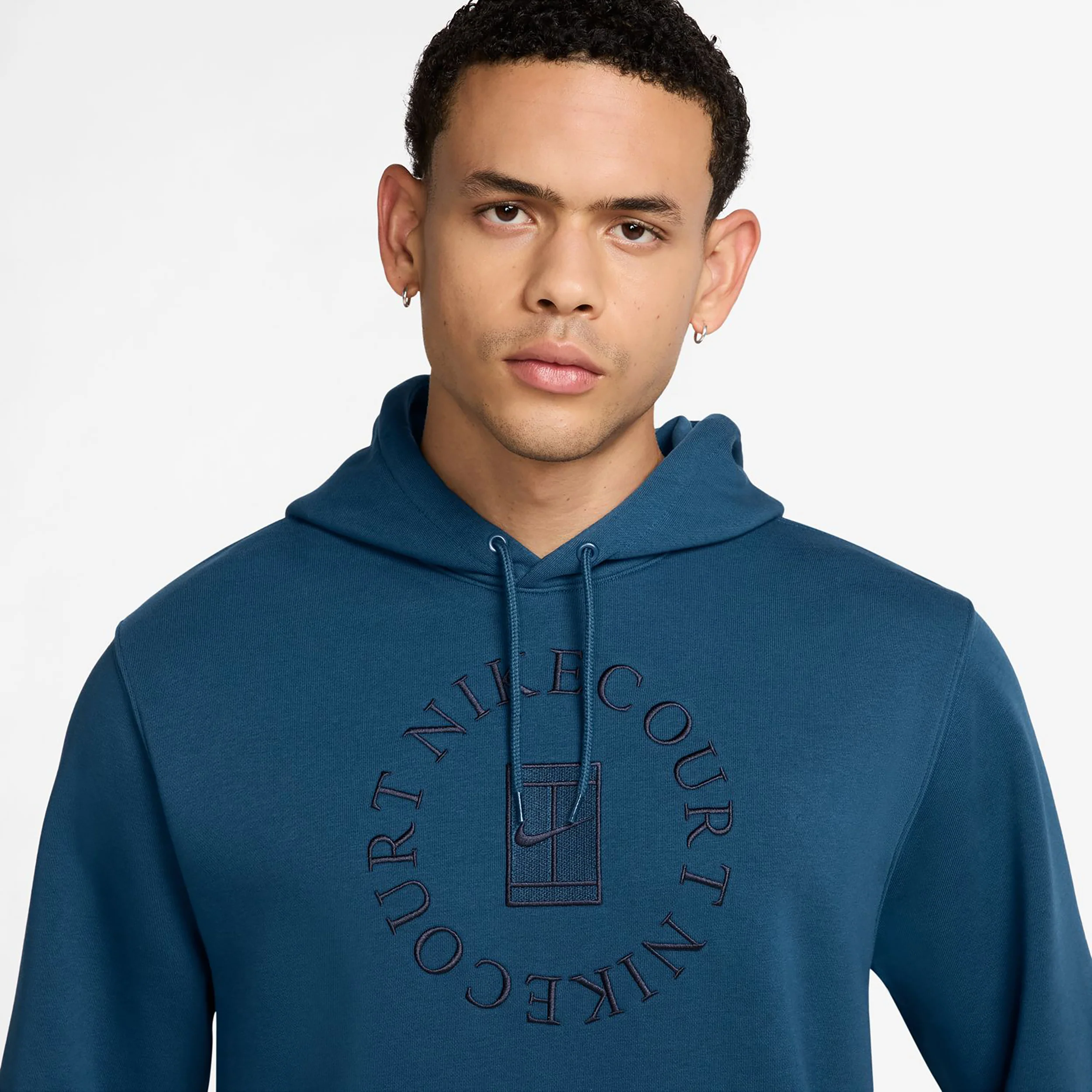 Court Dri-Fit Heritage Huvtröja Herrar-Blågrå - Image 3