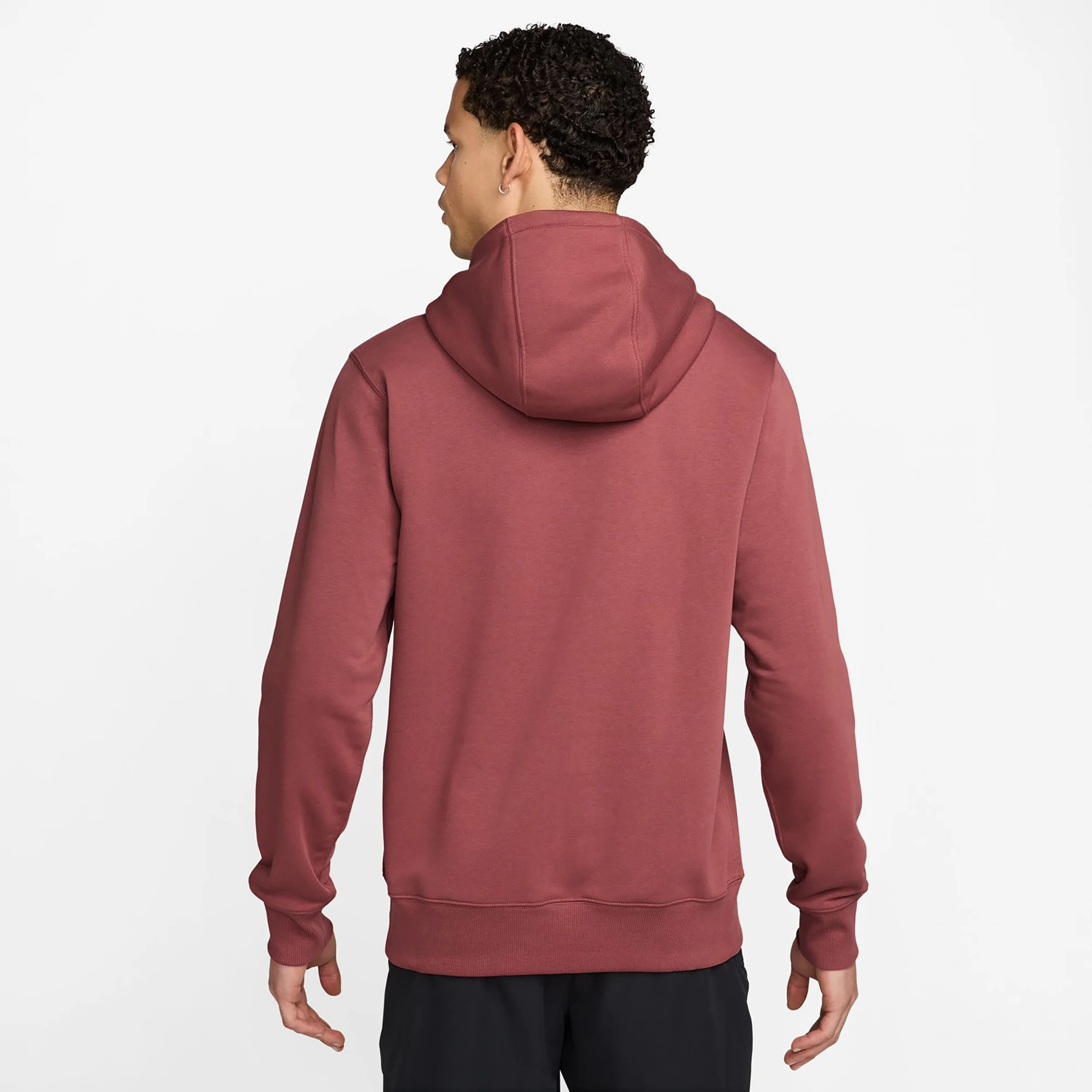 Court Dri-Fit Heritage Huvtröja Herrar-rött vin - Image 2