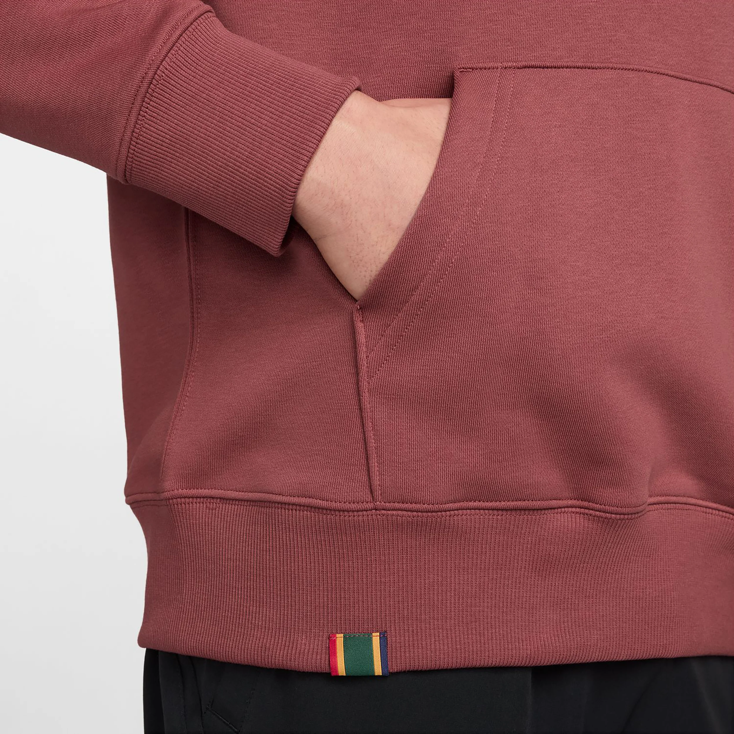 Court Dri-Fit Heritage Huvtröja Herrar-rött vin - Image 3
