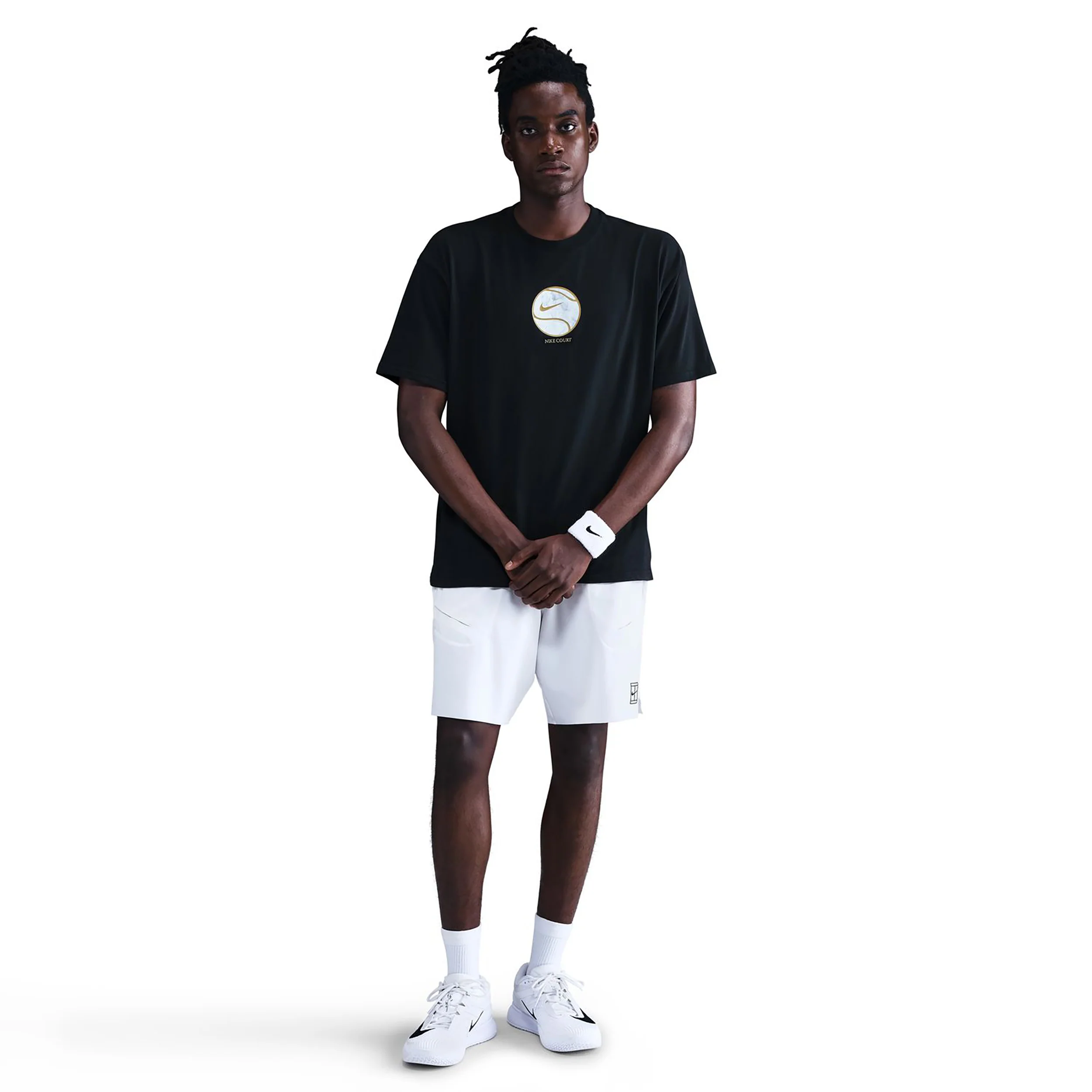Court Dri-Fit Max 90's T-shirt Herrar-svart