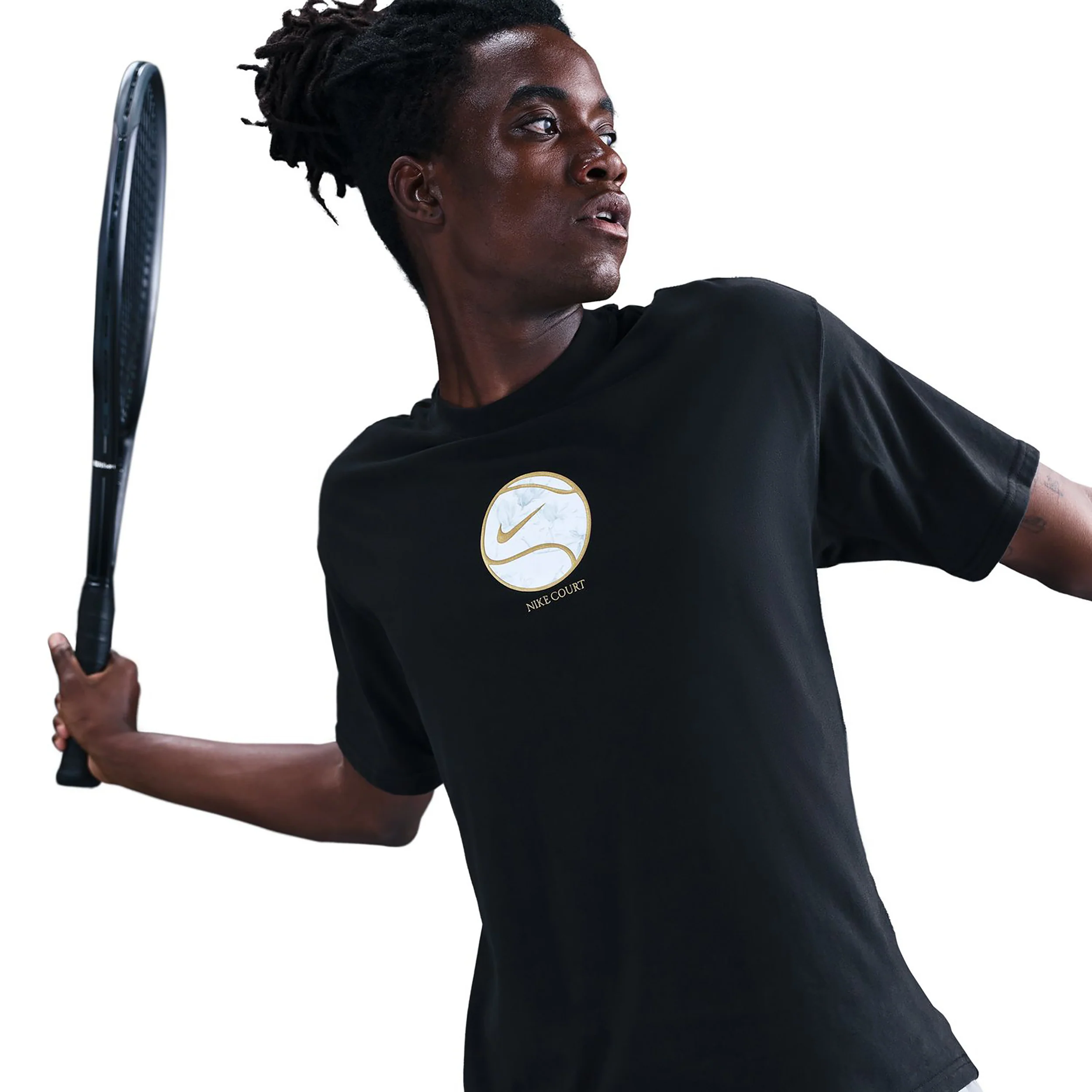 Court Dri-Fit Max 90's T-shirt Herrar-svart - Image 5