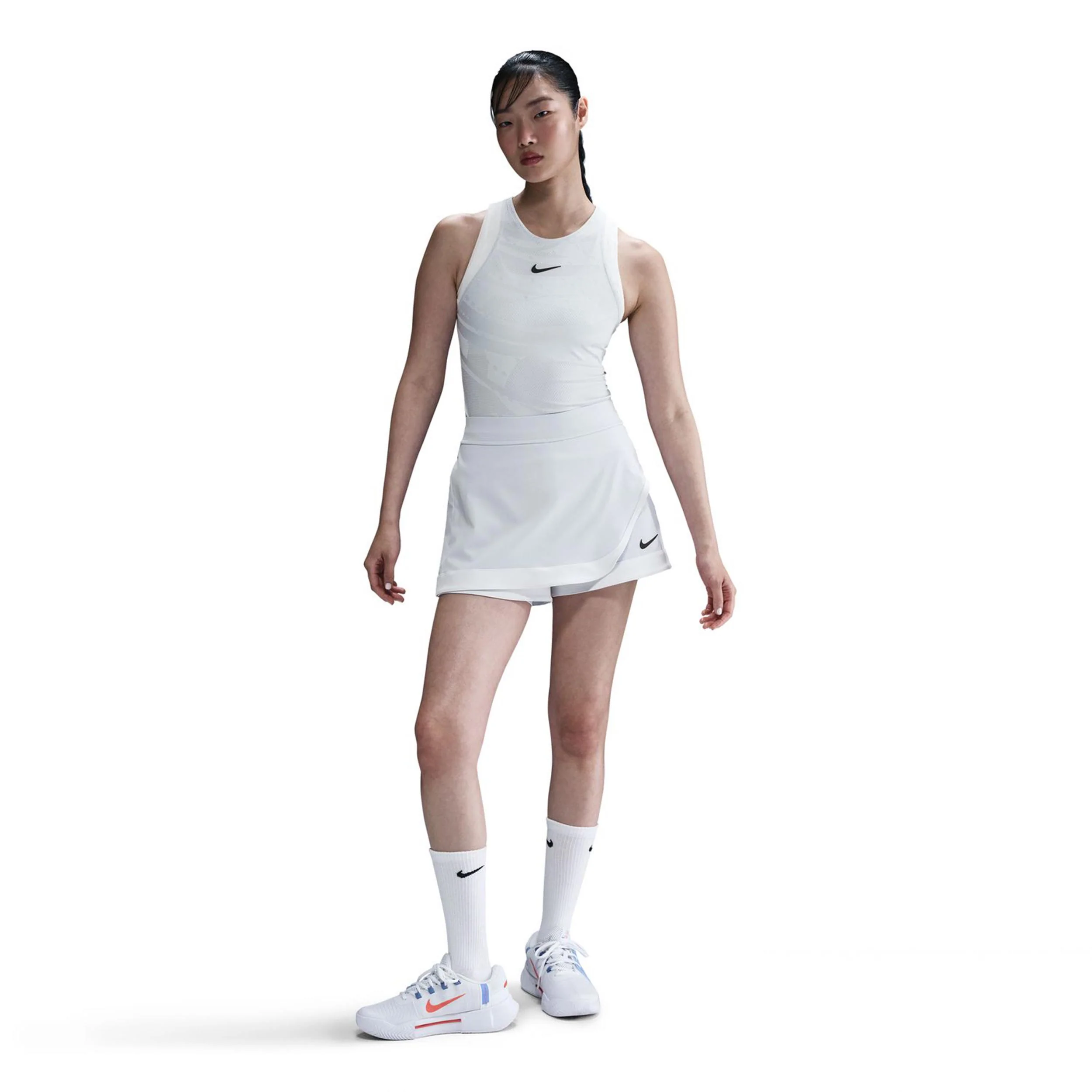 Court Dri-Fit Slam Kjol Damer-Ljusgrå,Ljusgrå - Image 2