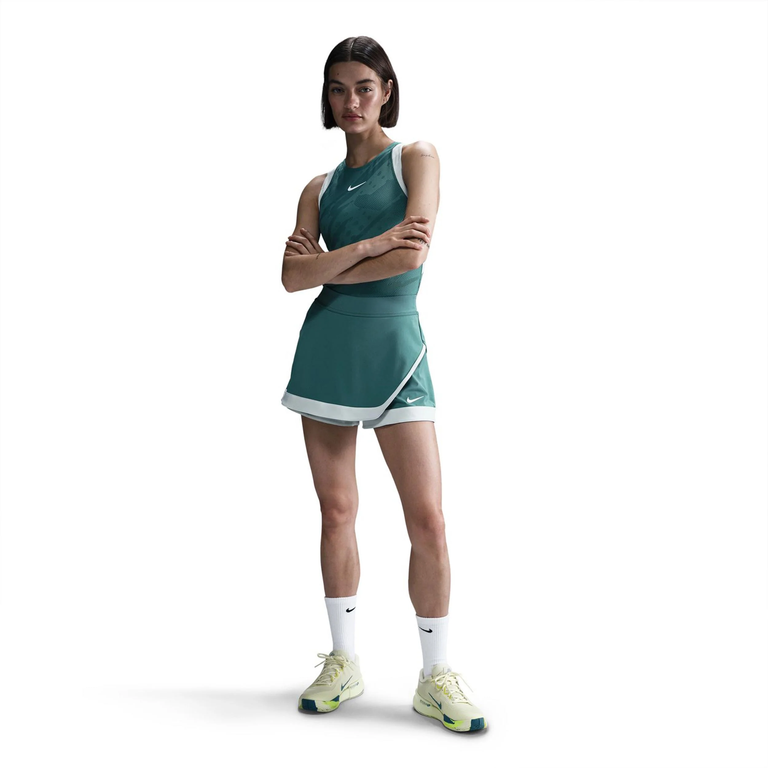 Court Dri-Fit Slam Kjol Damer-Petrol - Image 5
