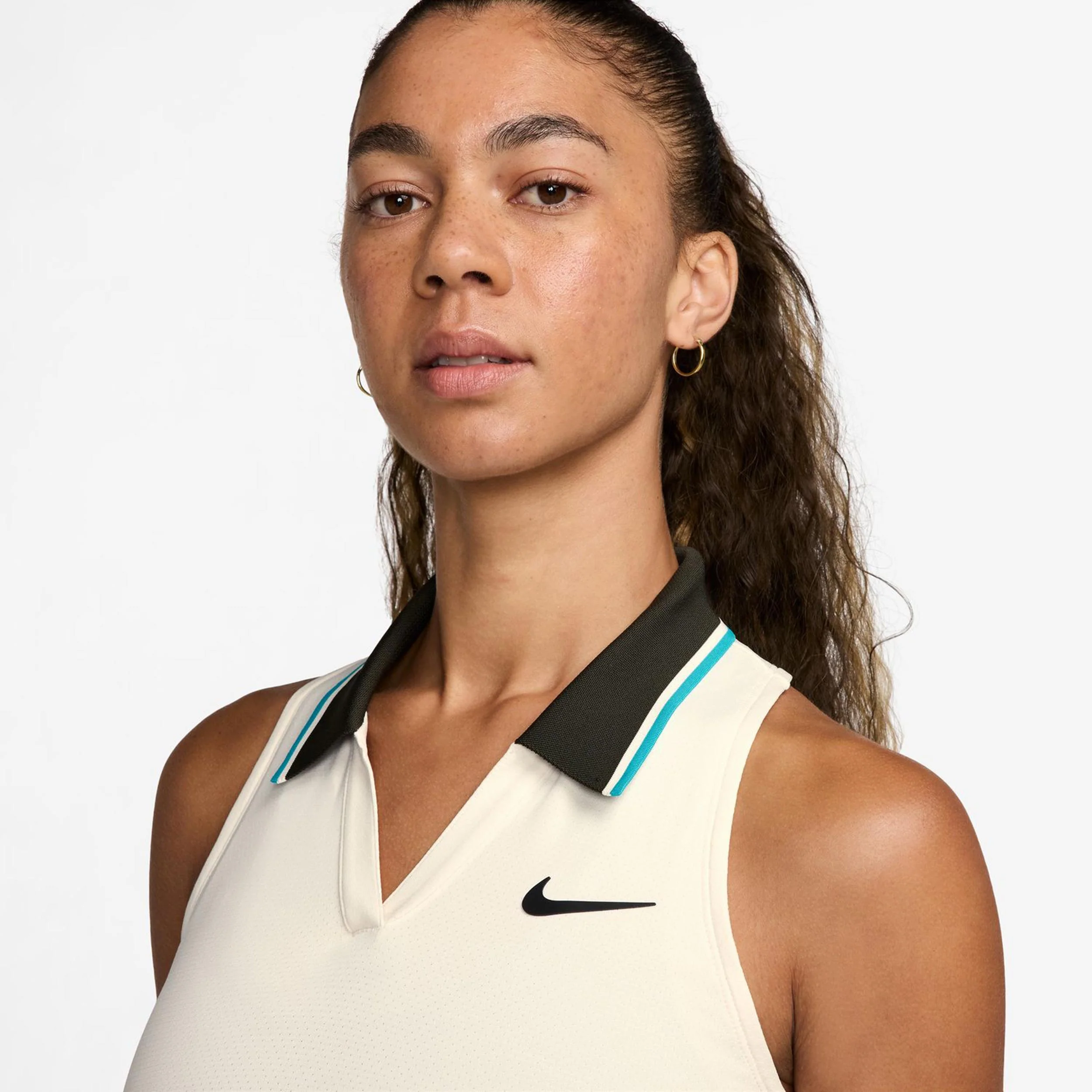 Court Dri-FIT Slam Linne Damer-Creme,Brun - Image 6