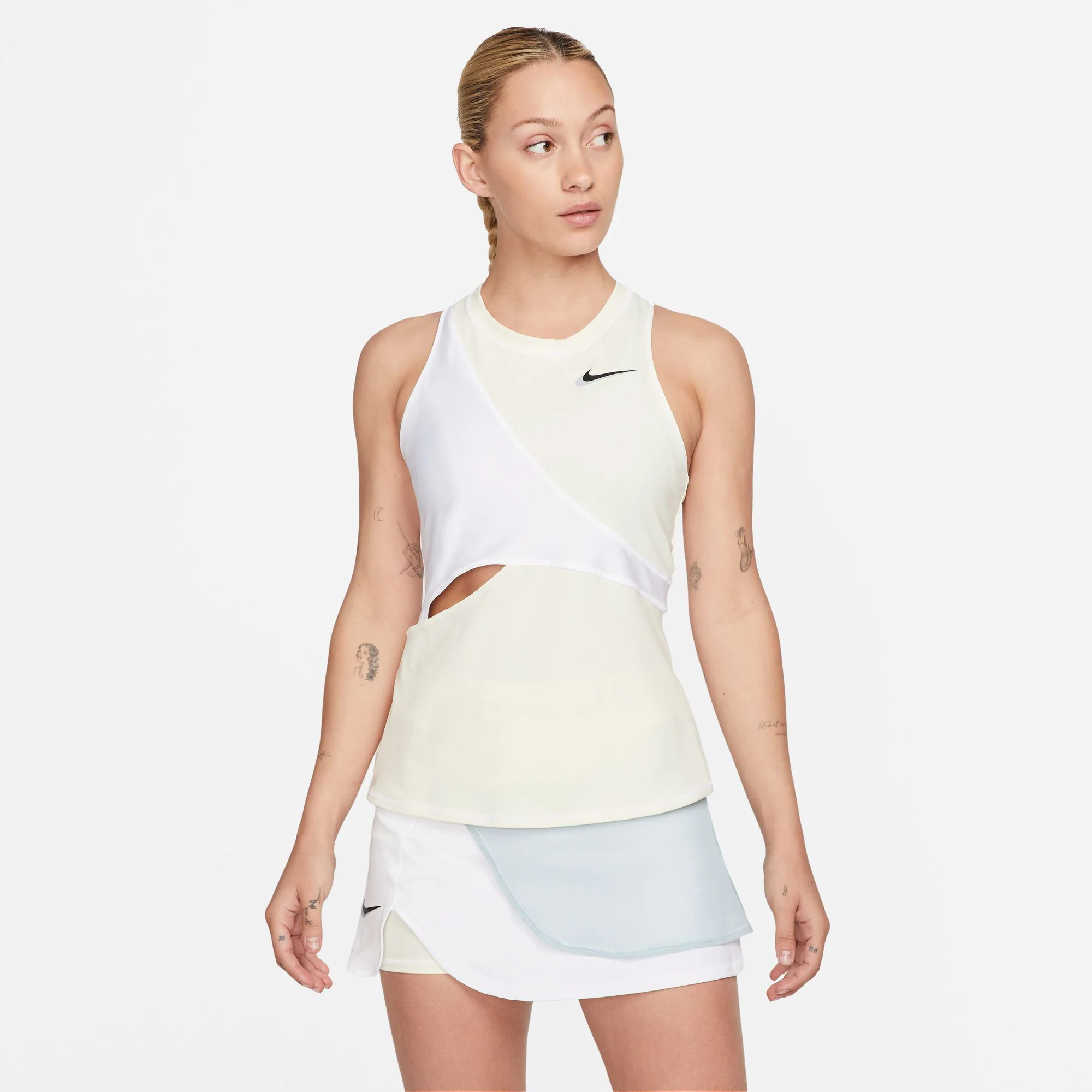 Court Dri-Fit Slam NT PS Linne Damer-Creme,Vit - Image 4