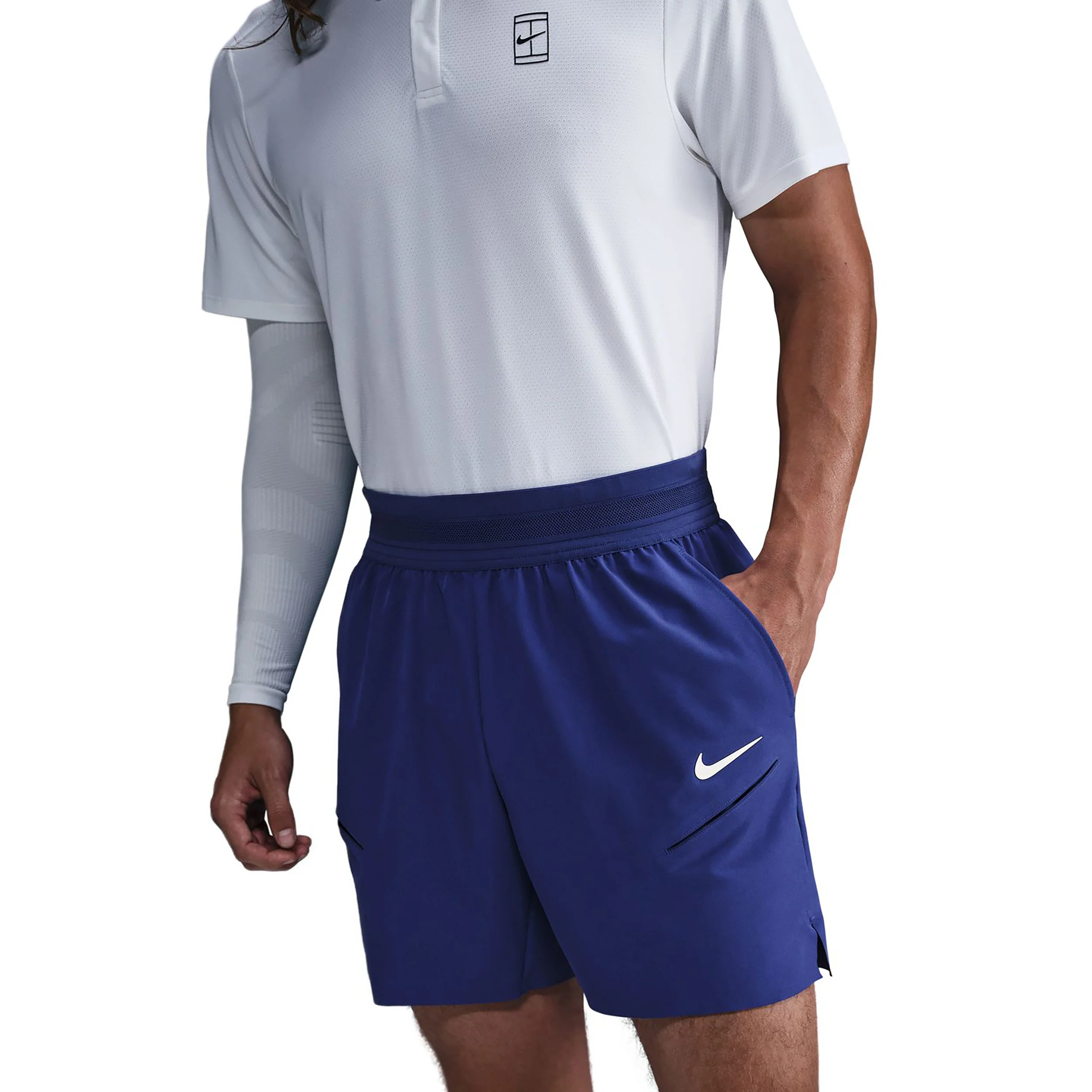 Court Dri-FIT Slam Shorts Herrar-Blå - Image 11