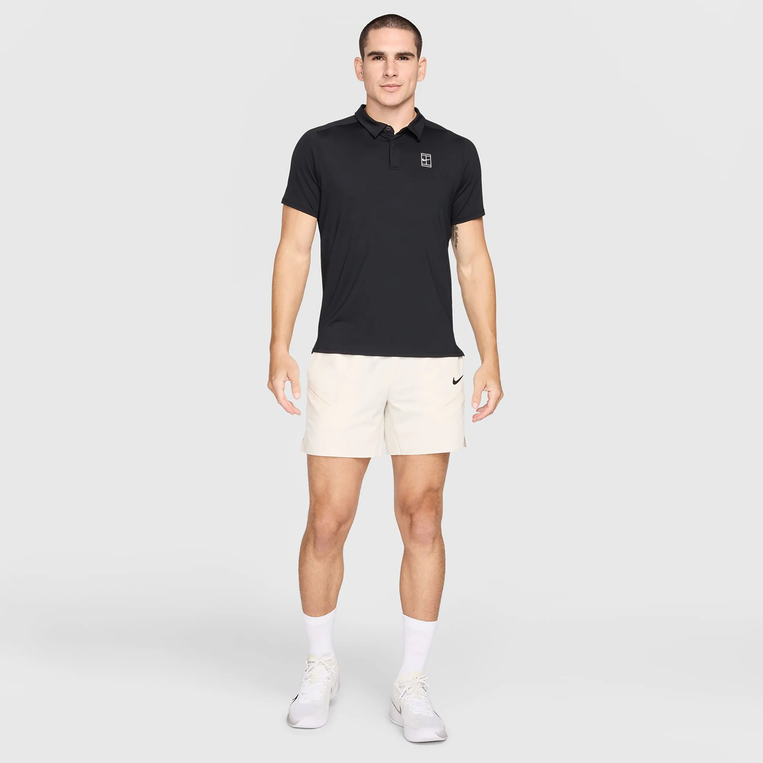 Court Dri-FIT Slam Shorts Herrar-Creme - Image 12