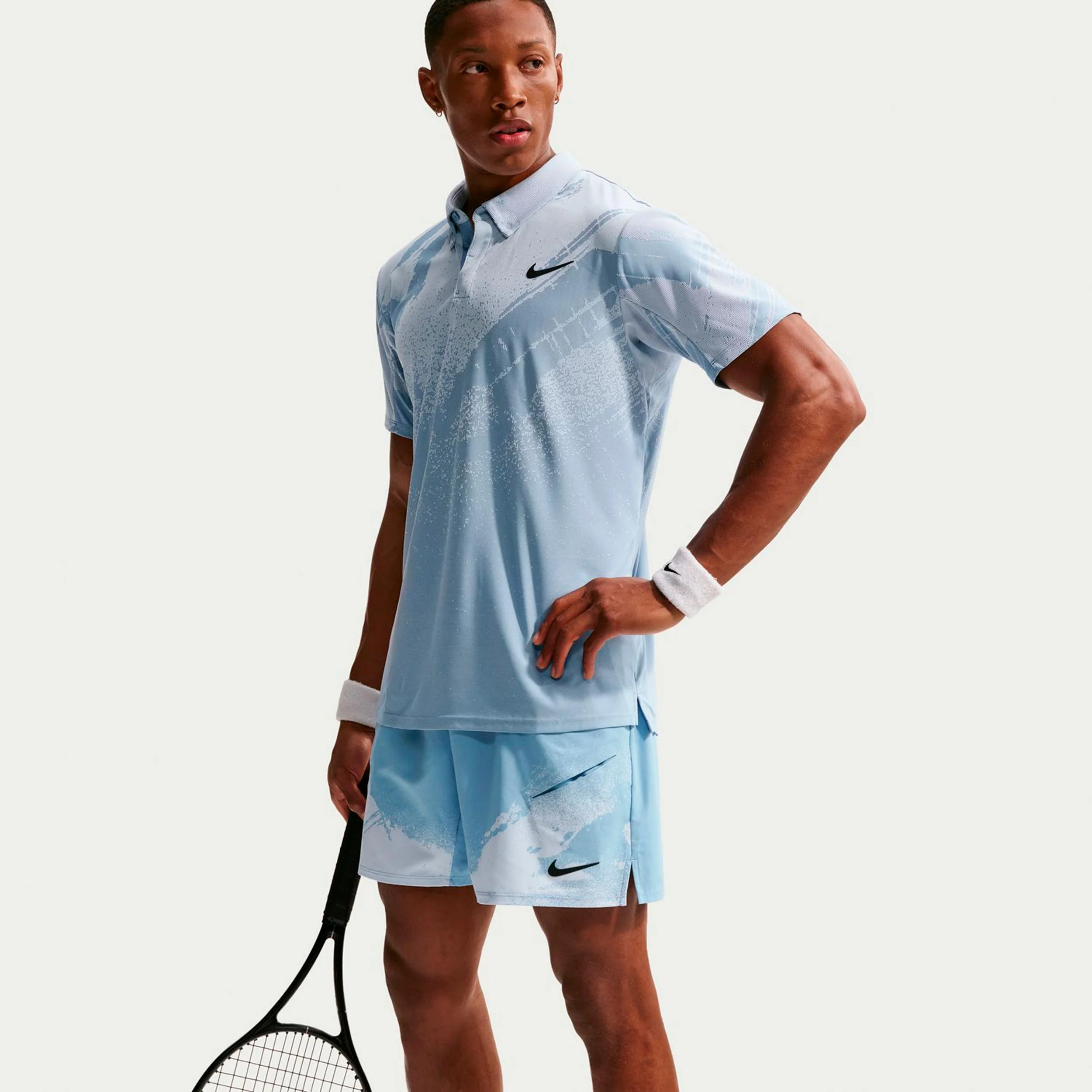 Court Dri-Fit Slam Shorts Herrar - ljusblå - Image 7