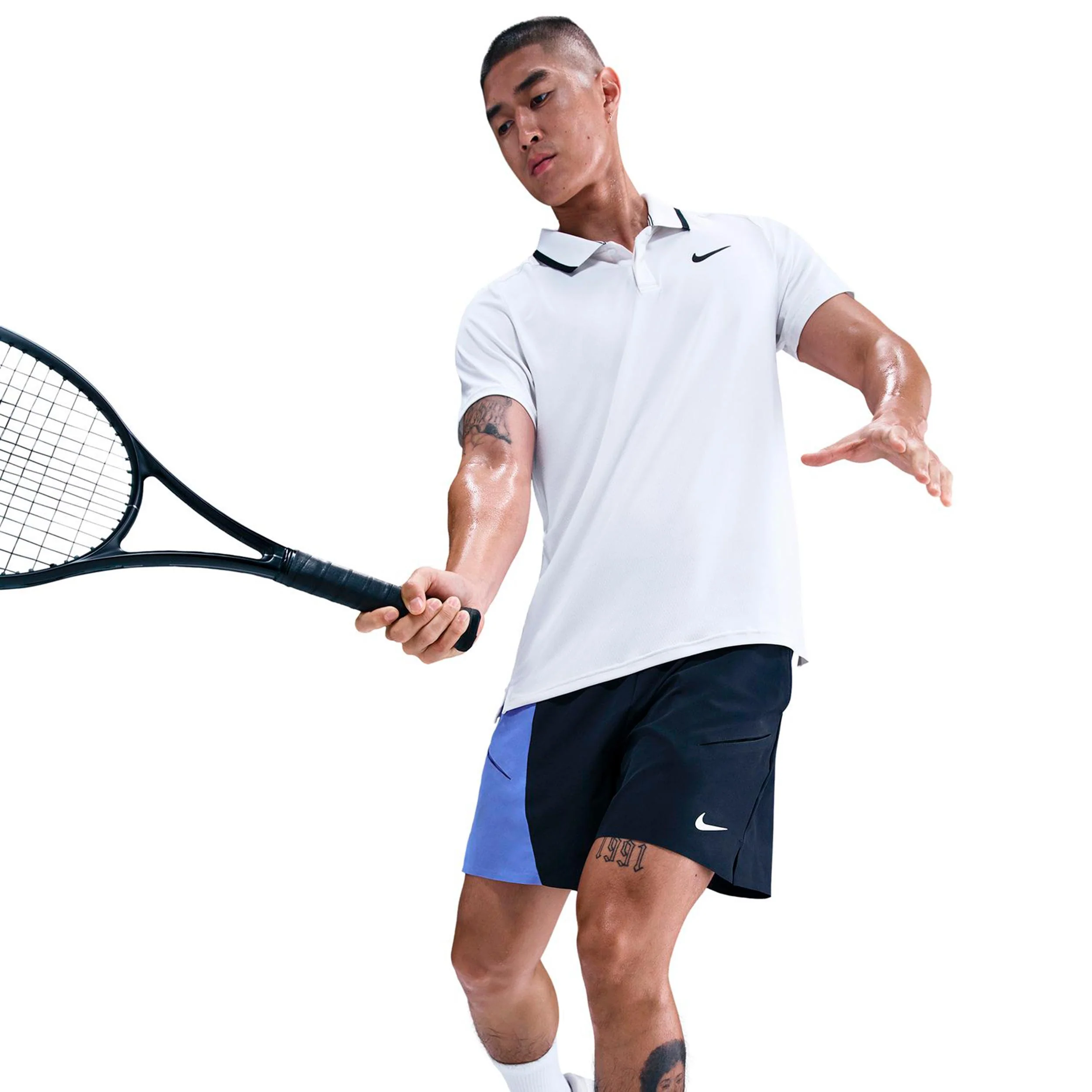 Court Dri-Fit Slam Shorts Herrar-mörkblå, blå - Image 4